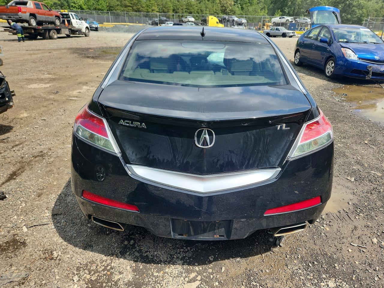 2009 Acura Tl Black vin: 19UUA86529A017407