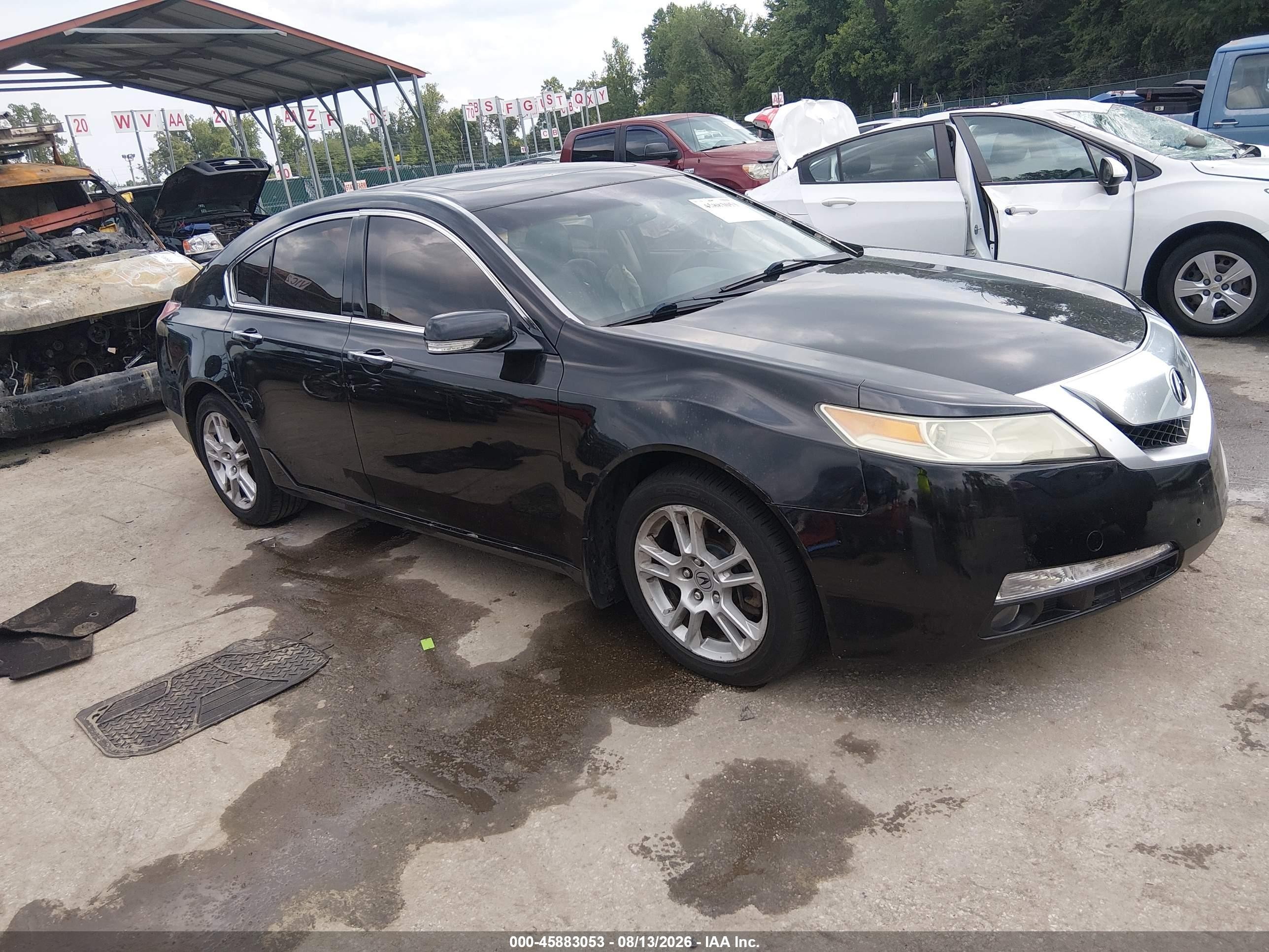 2009 Acura Tl 3.5 Black vin: 19UUA86529A022168