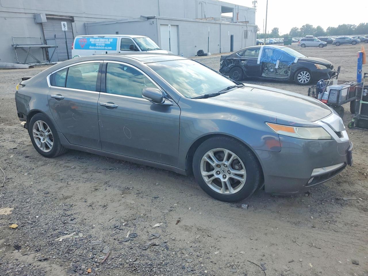 2009 Acura Tl Gray vin: 19UUA86539A011048
