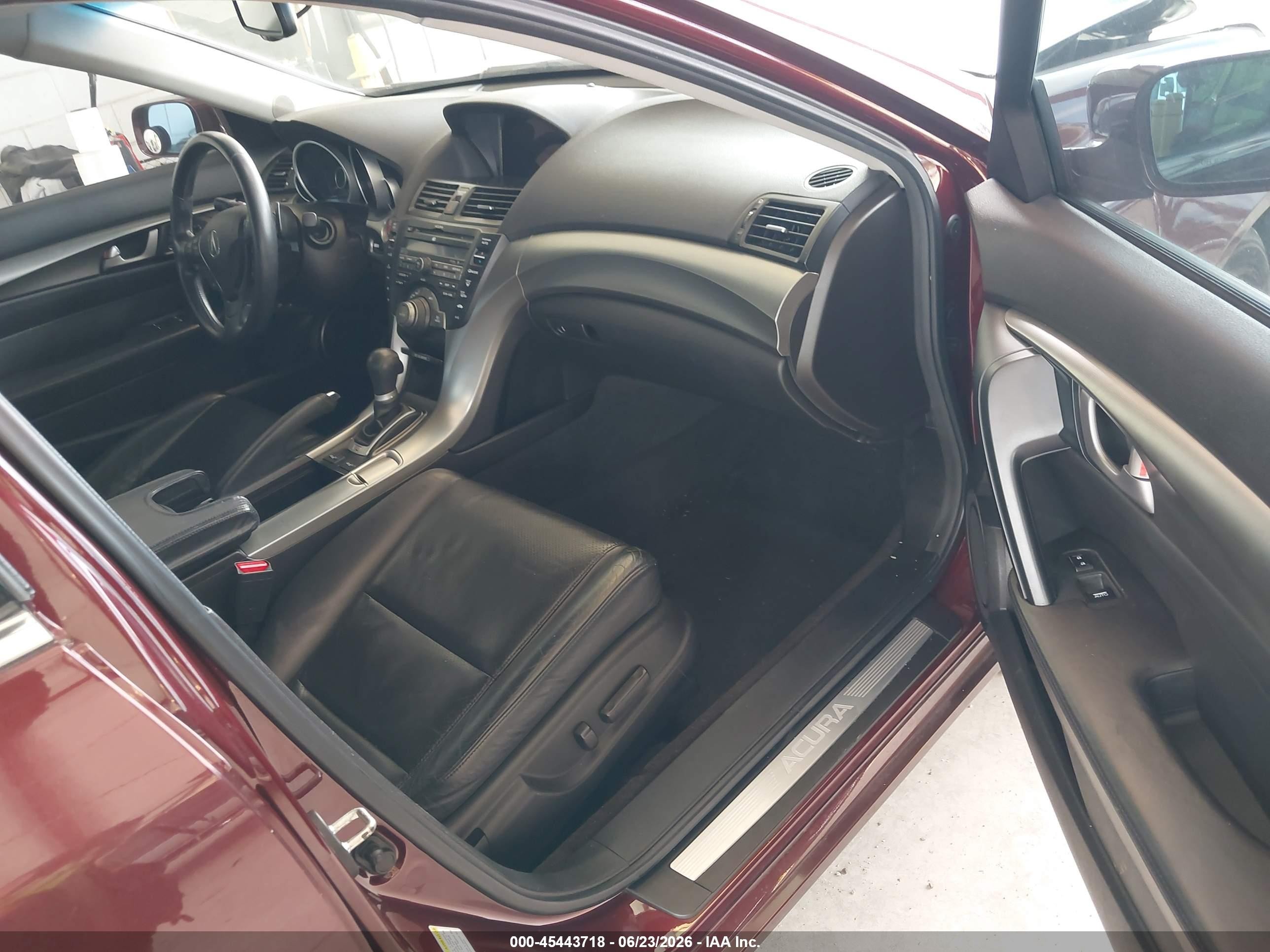 2009 Acura Tl 3.5 Maroon vin: 19UUA86539A013754
