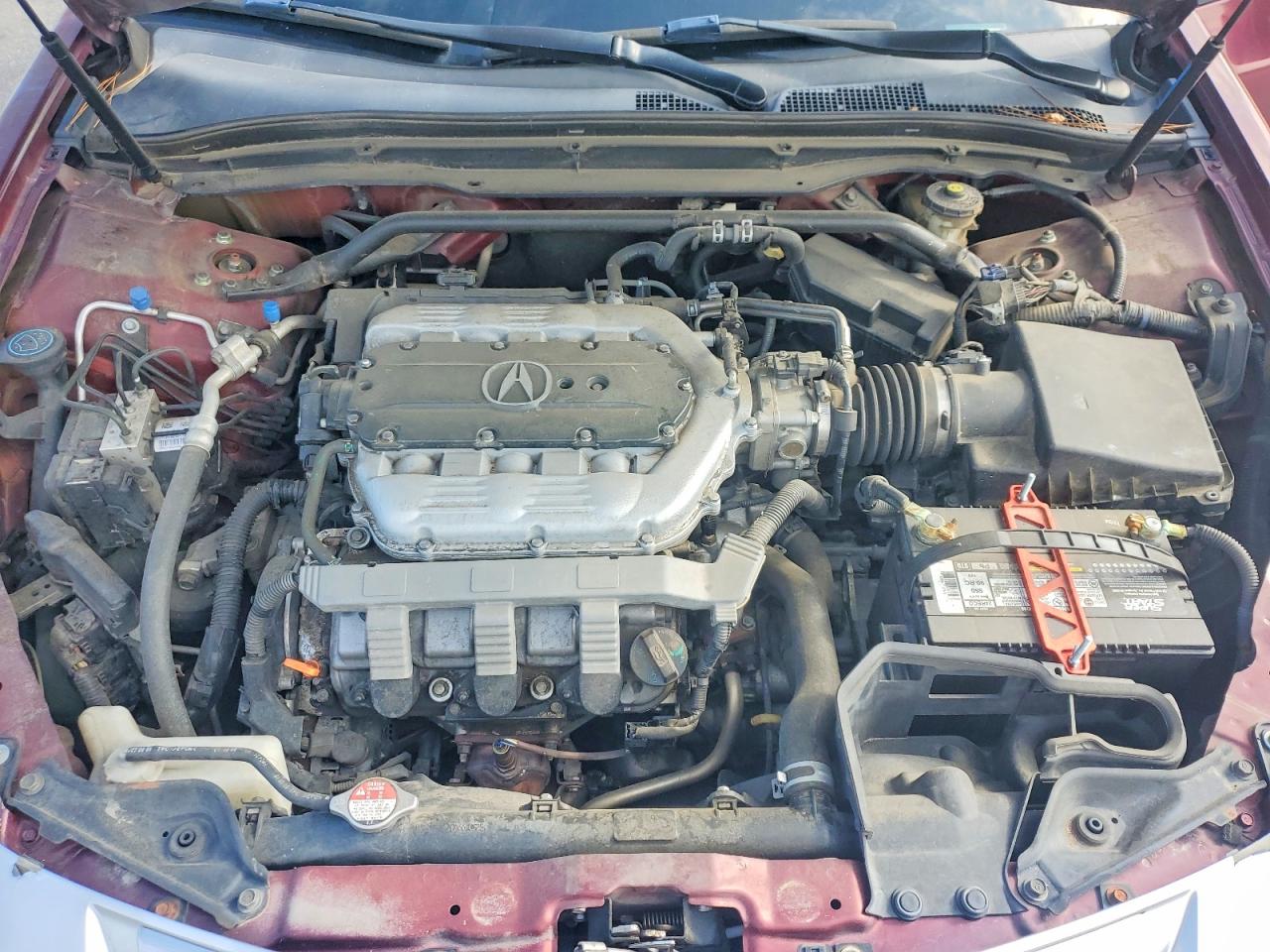 2009 Acura Tl Maroon vin: 19UUA86559A015103