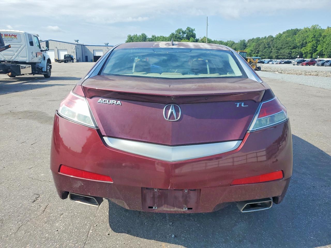 2009 Acura Tl Maroon vin: 19UUA86559A015103