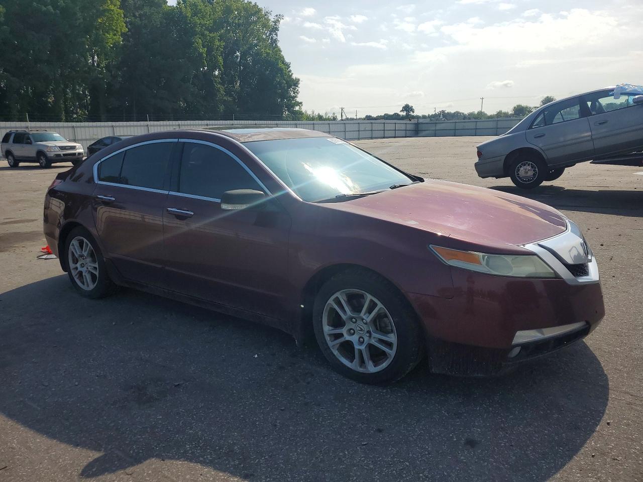 2009 Acura Tl Maroon vin: 19UUA86559A015103
