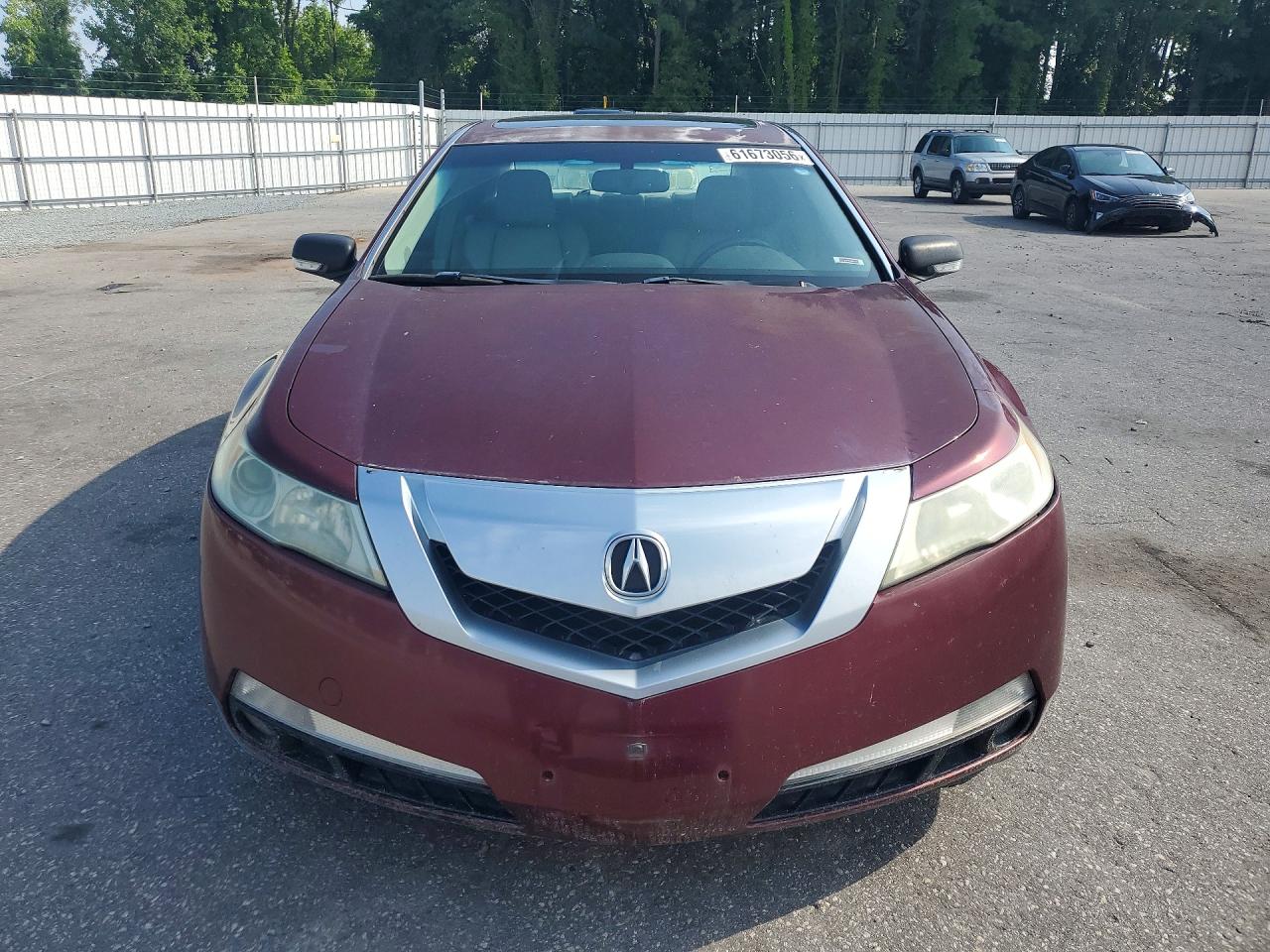 2009 Acura Tl Maroon vin: 19UUA86559A015103