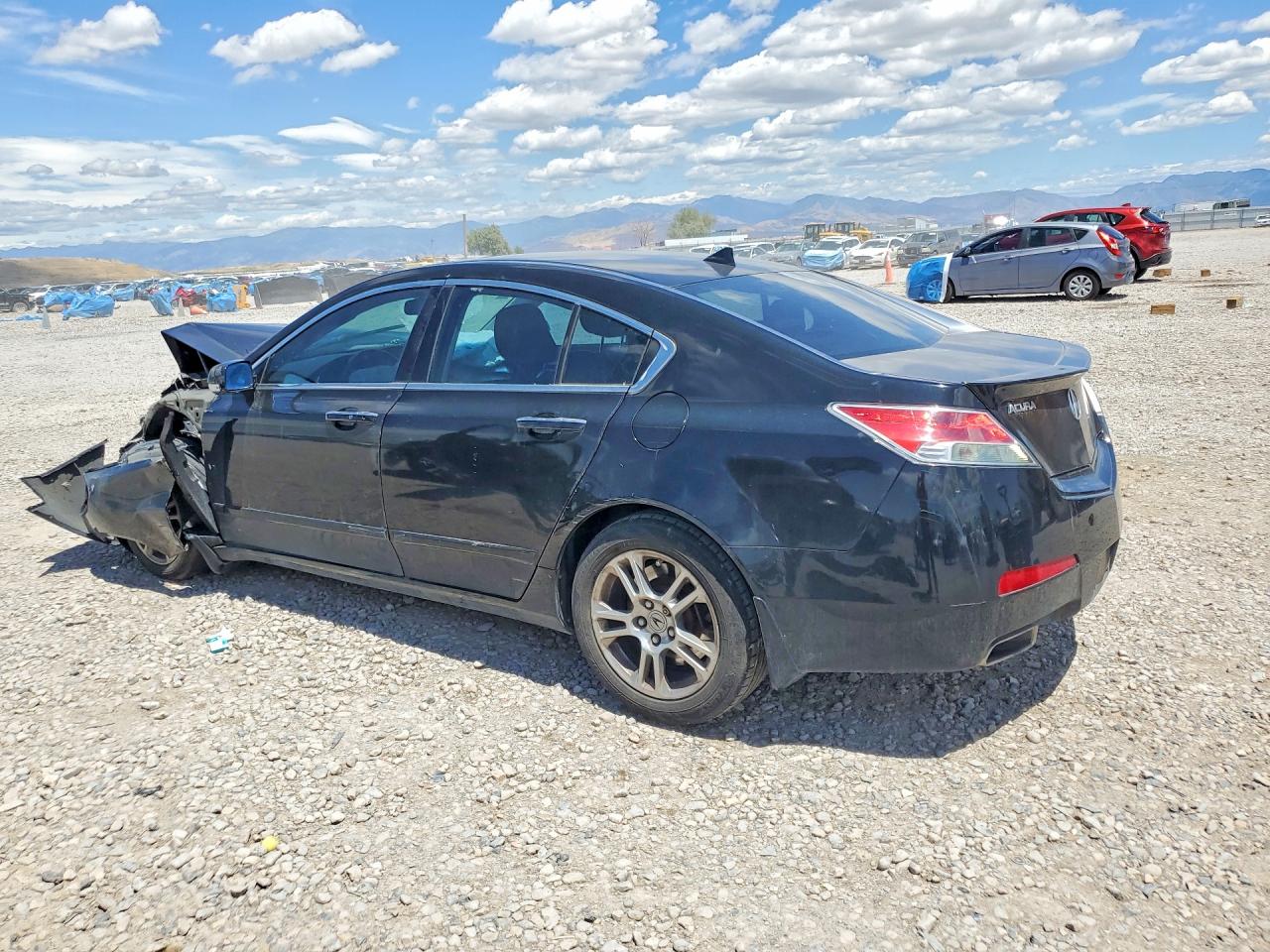 2009 Acura Tl Black vin: 19UUA86569A004997