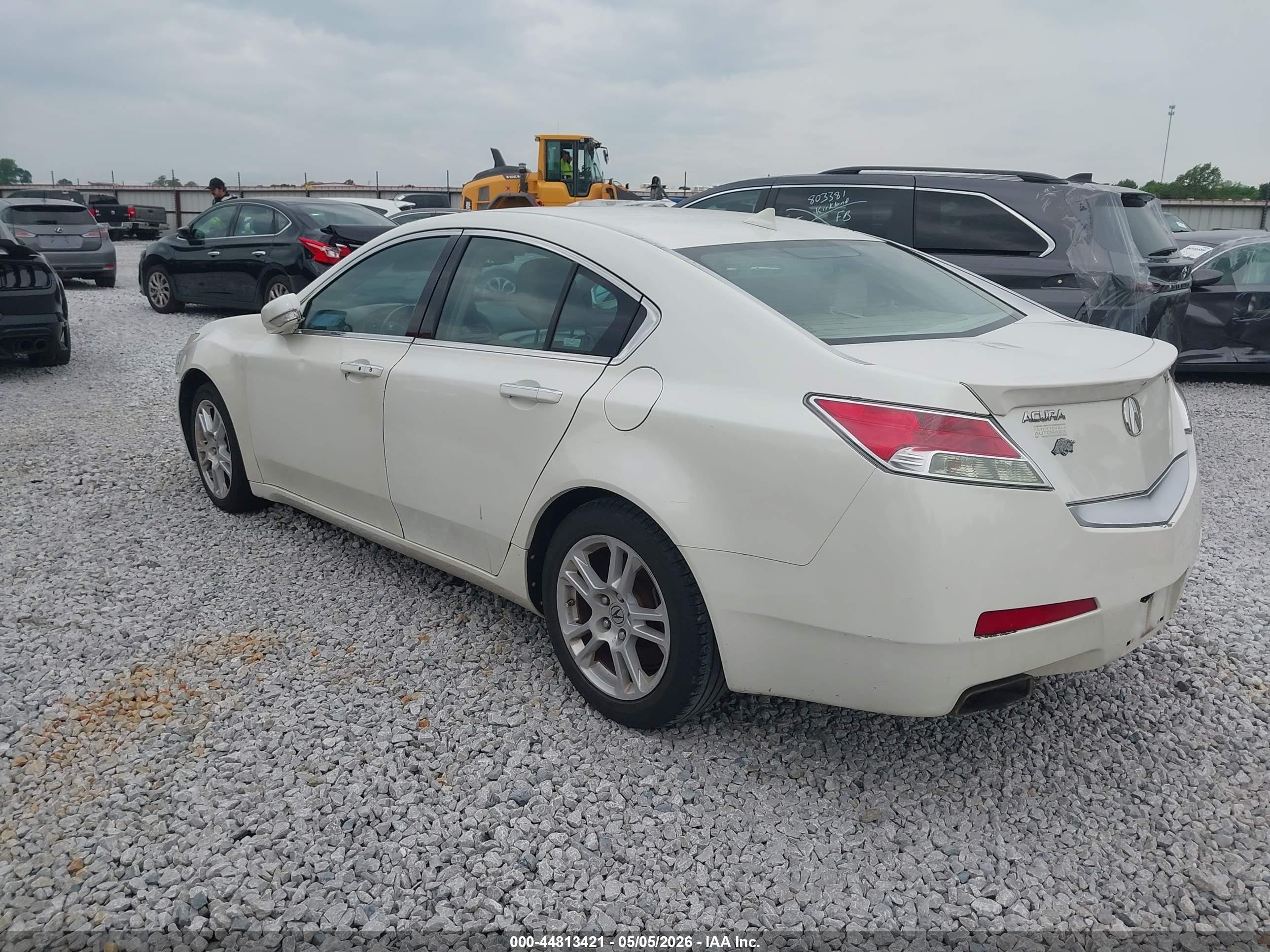 2009 Acura Tl 3.5 White vin: 19UUA86569A007267