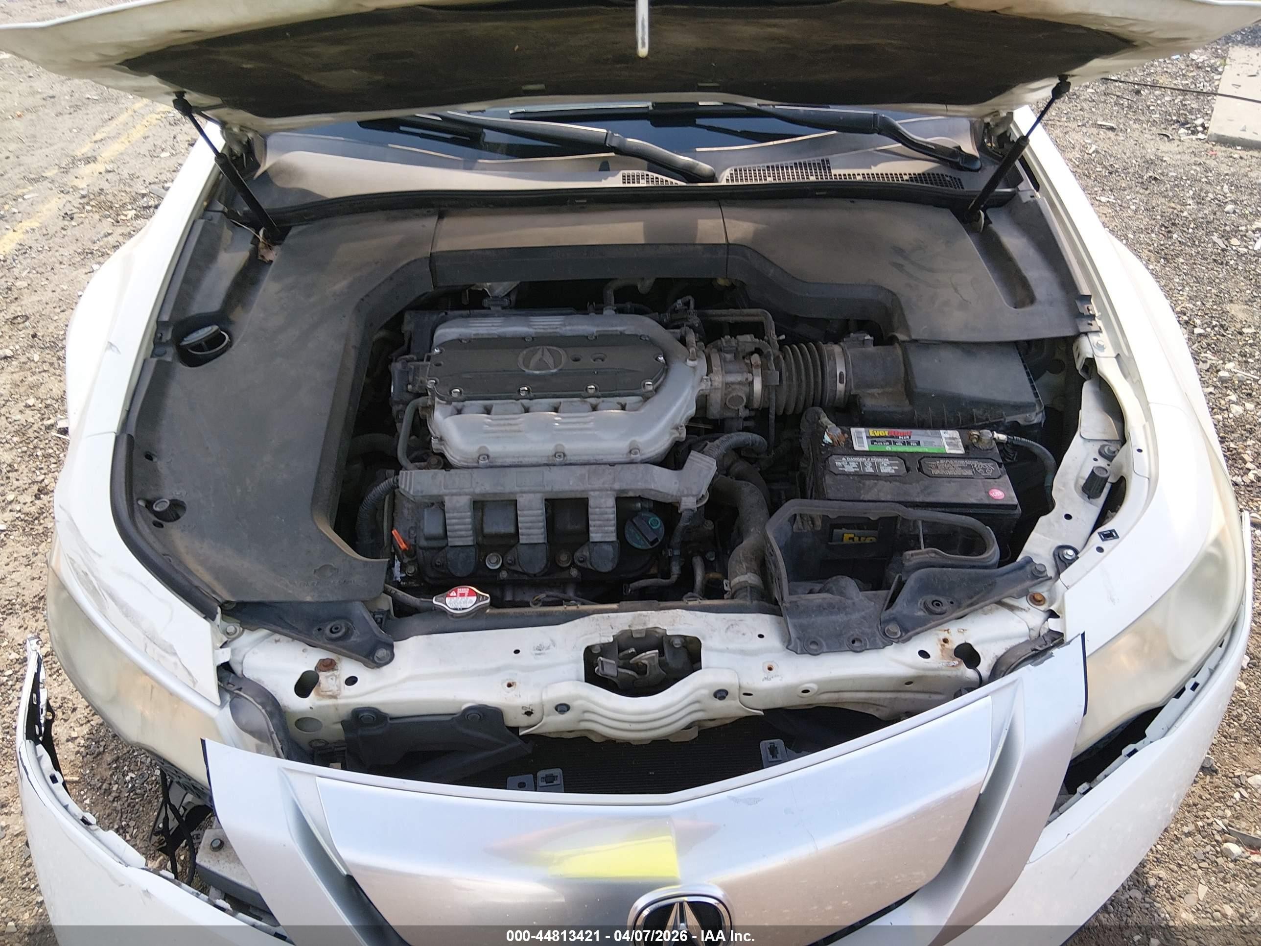 2009 Acura Tl 3.5 White vin: 19UUA86569A007267