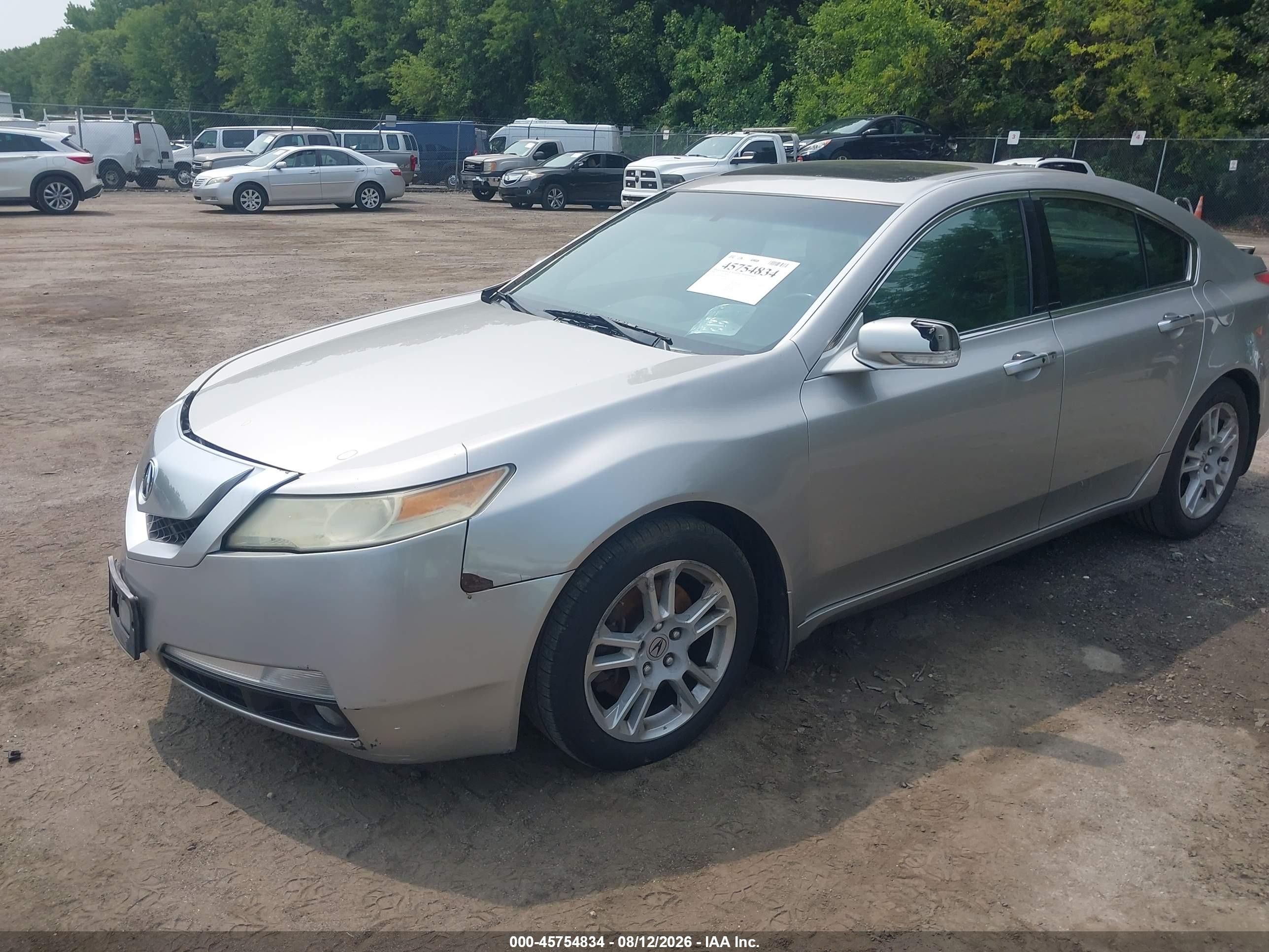 2009 Acura Tl 3.5 Silver vin: 19UUA86569A009200