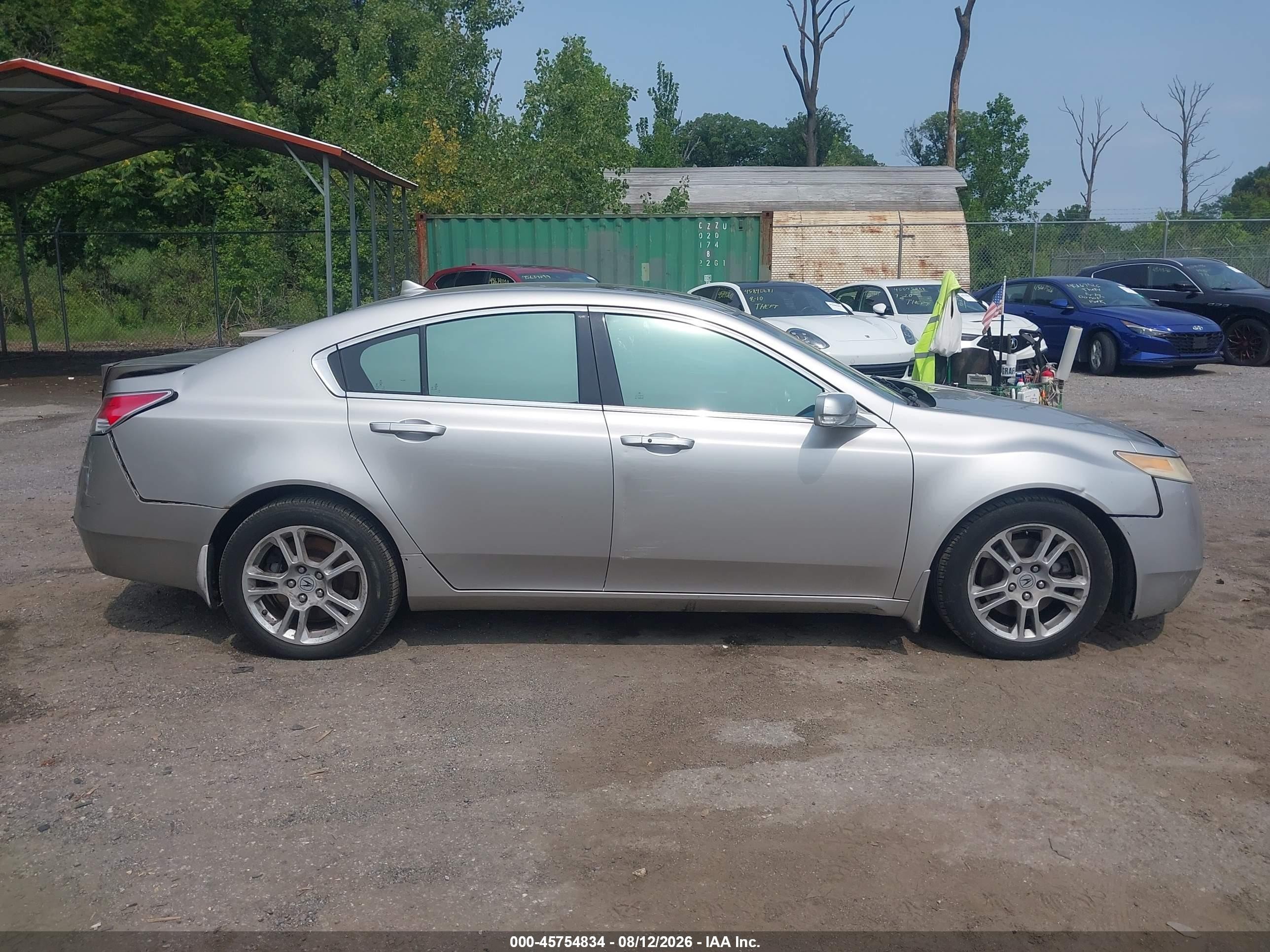 2009 Acura Tl 3.5 Silver vin: 19UUA86569A009200