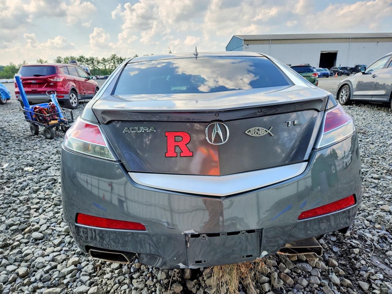 2009 Acura Tl Gray vin: 19UUA86579A006807