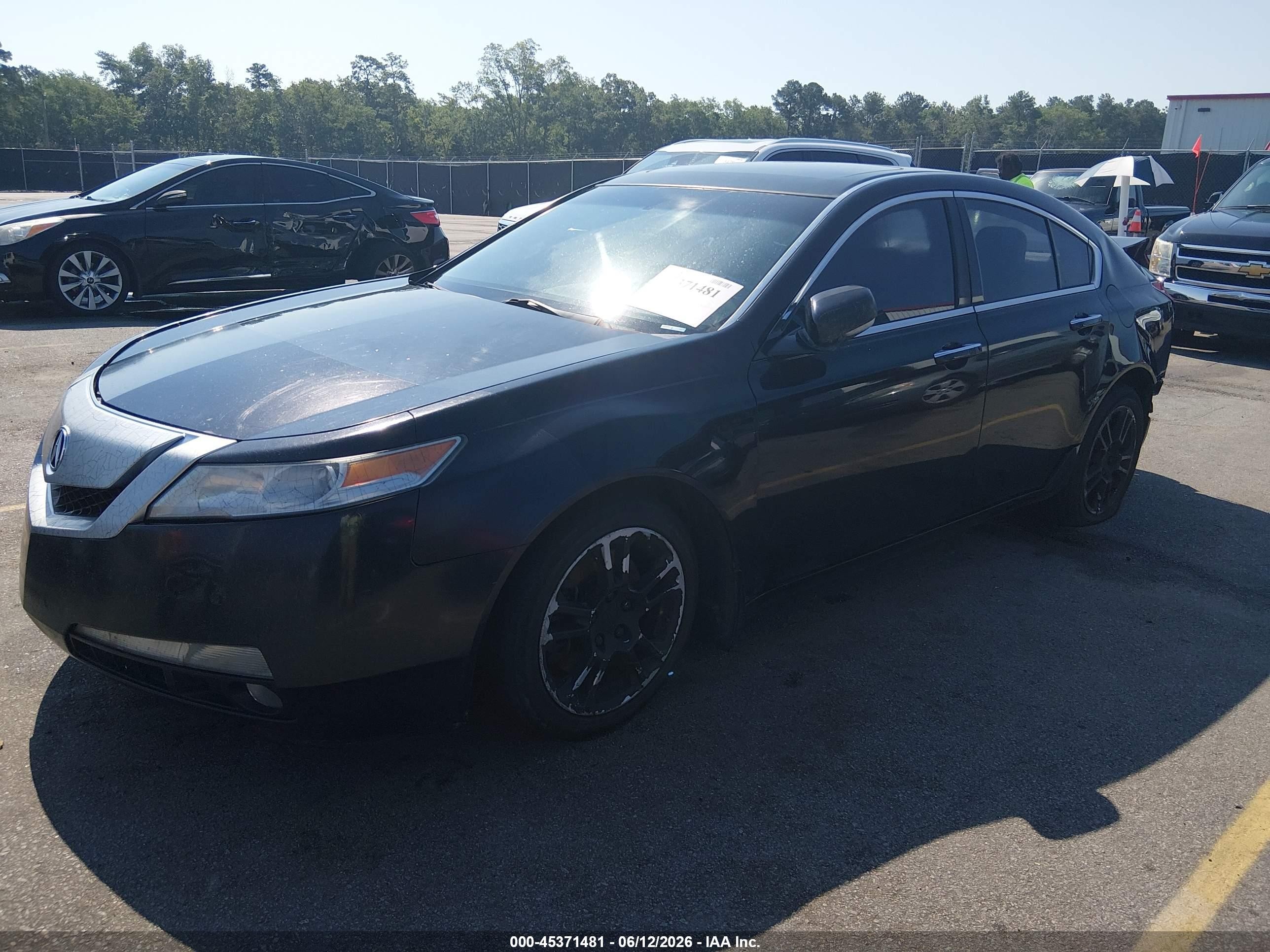 2009 Acura Tl 3.5 Black vin: 19UUA86579A007973