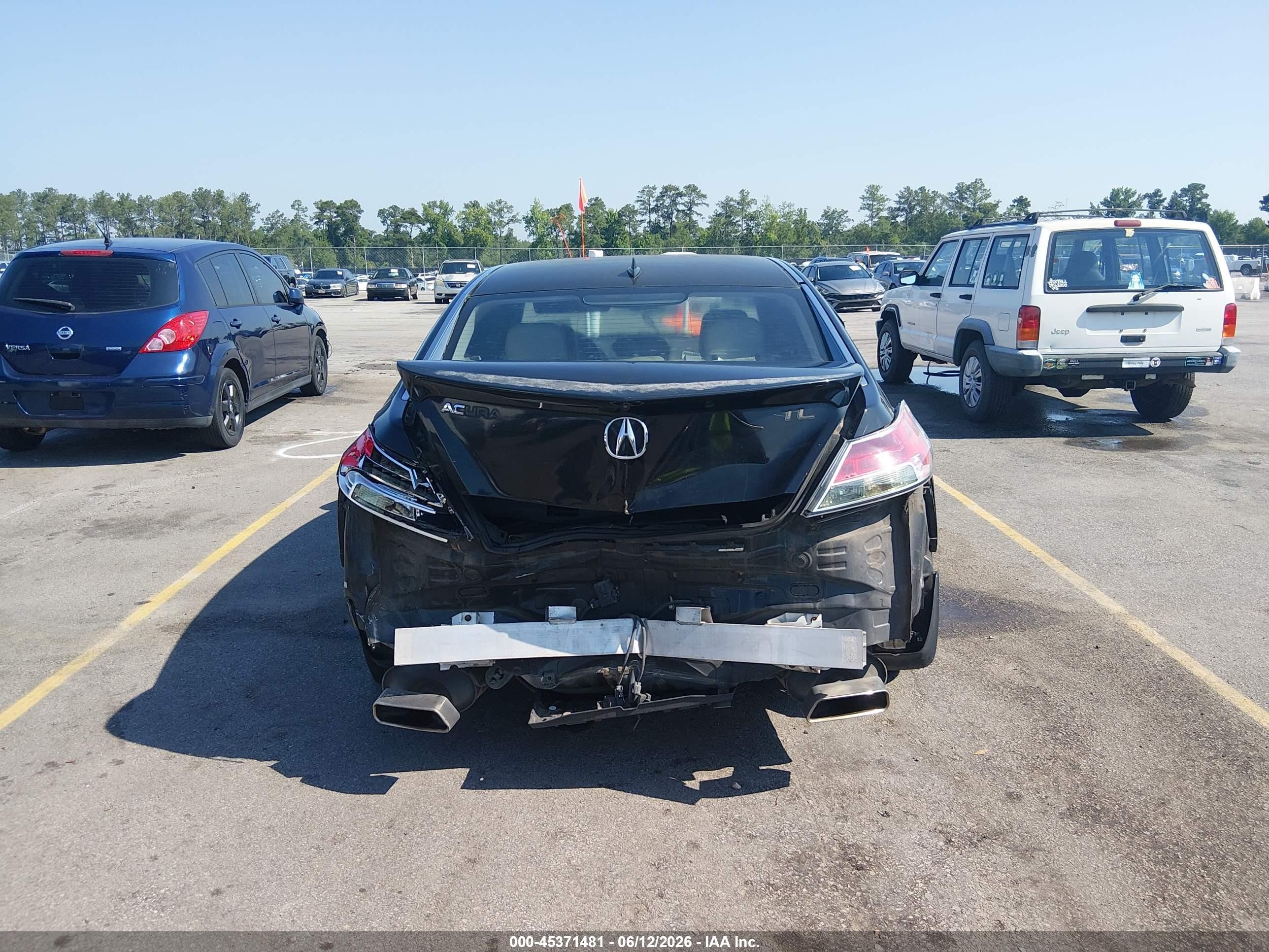2009 Acura Tl 3.5 Black vin: 19UUA86579A007973
