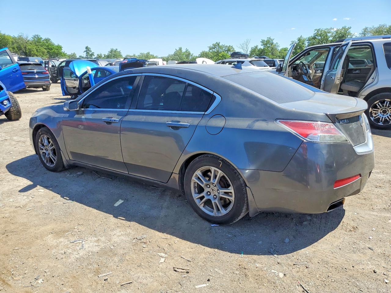 2009 Acura Tl Gray vin: 19UUA86579A012686