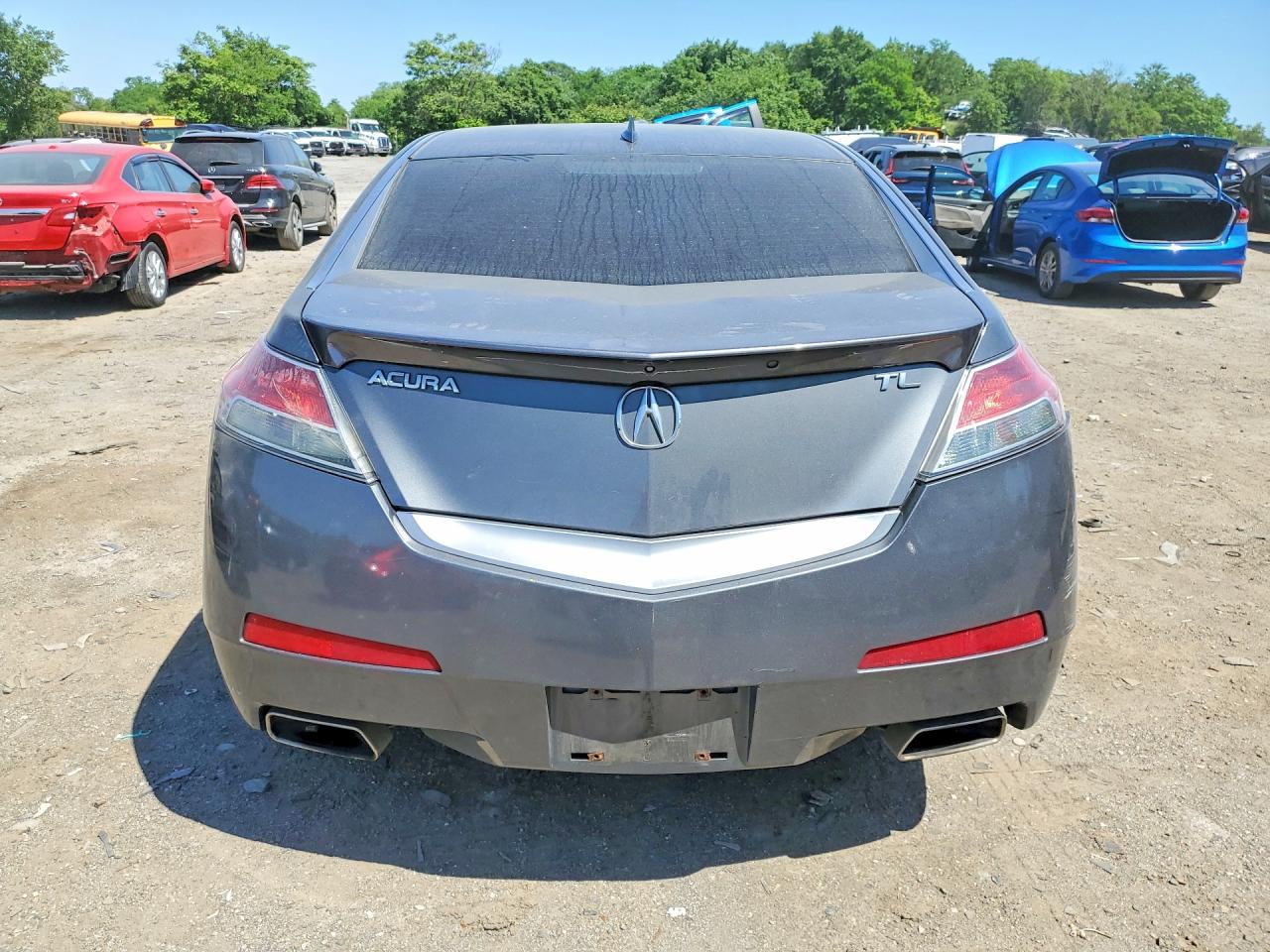 2009 Acura Tl Gray vin: 19UUA86579A012686