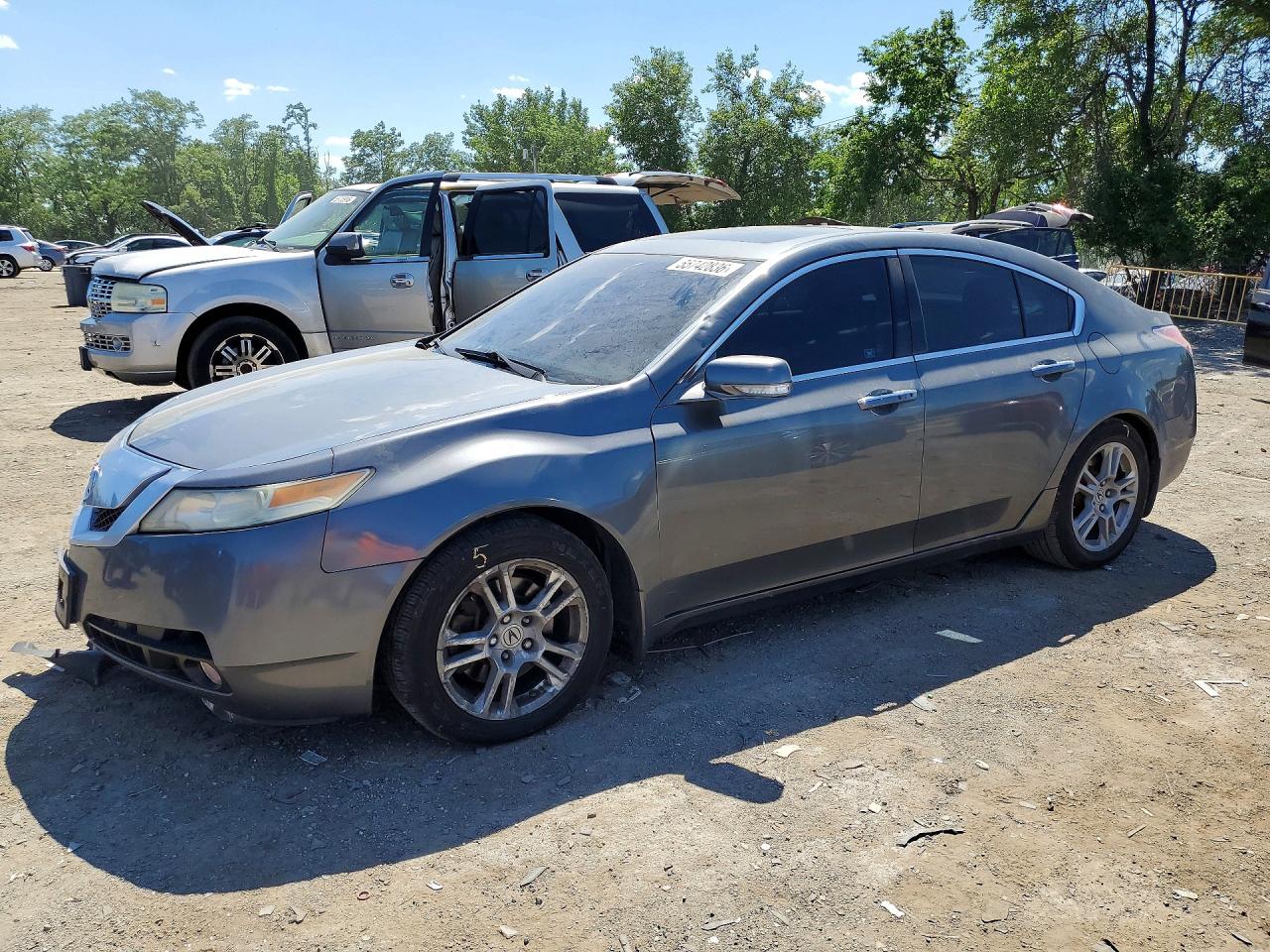 2009 Acura Tl Gray vin: 19UUA86579A012686