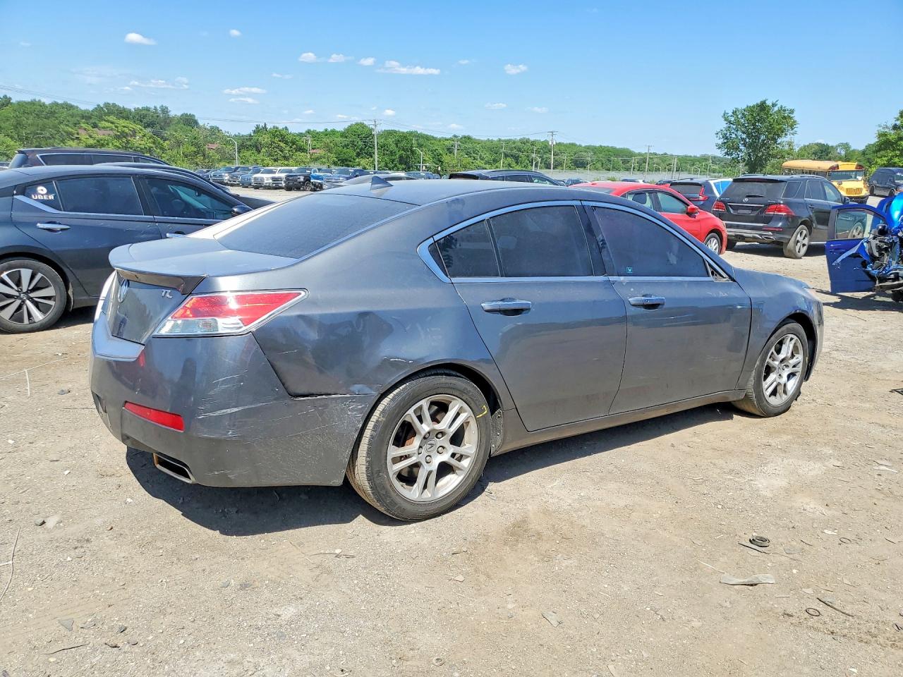 2009 Acura Tl Gray vin: 19UUA86579A012686