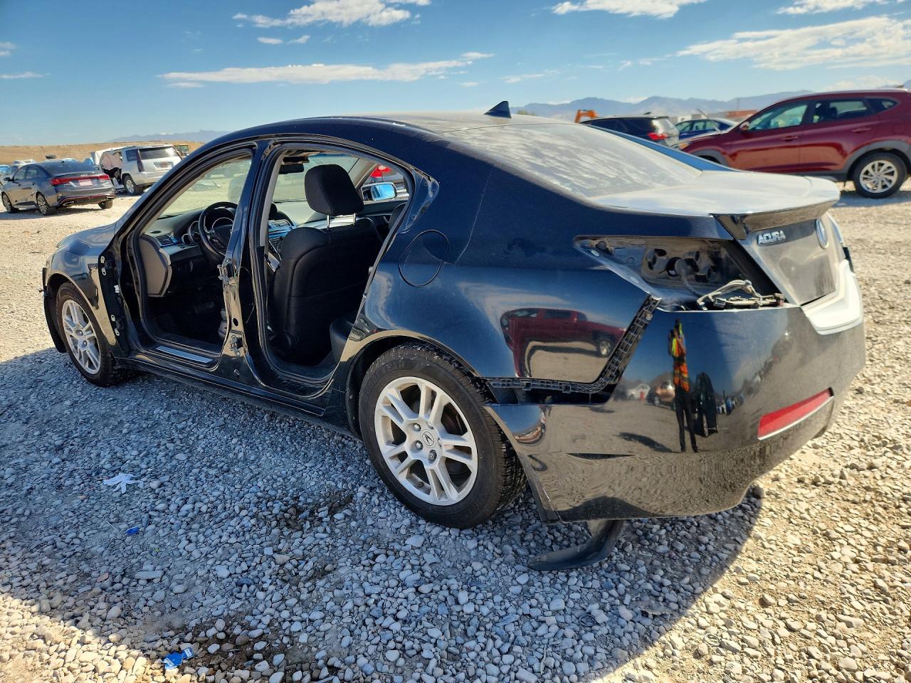 2009 Acura Tl Черный vin: 19UUA86599A008462