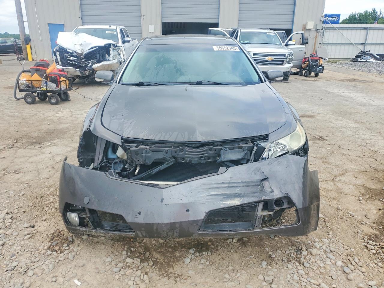 2009 Acura Tl Gray vin: 19UUA865X9A014240