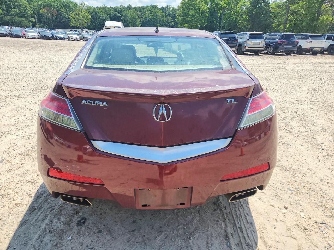 2009 Acura Tl Burgundy vin: 19UUA865X9A023052