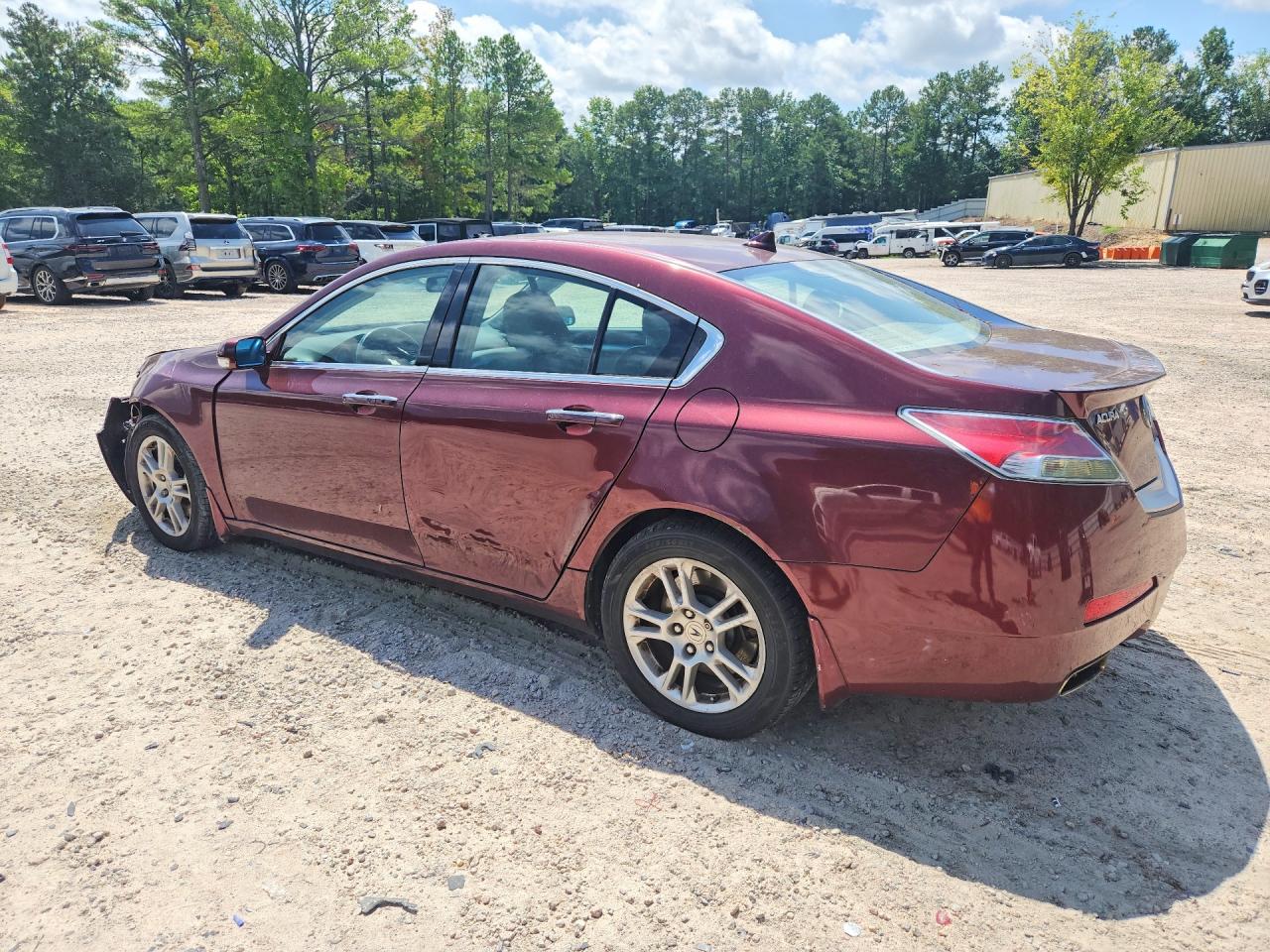 2009 Acura Tl Burgundy vin: 19UUA865X9A023052