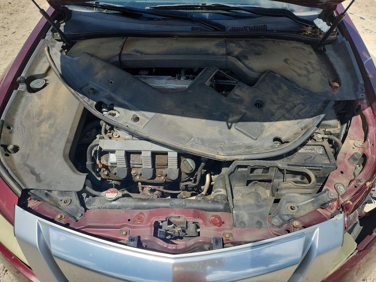 2009 Acura Tl Burgundy vin: 19UUA865X9A023052