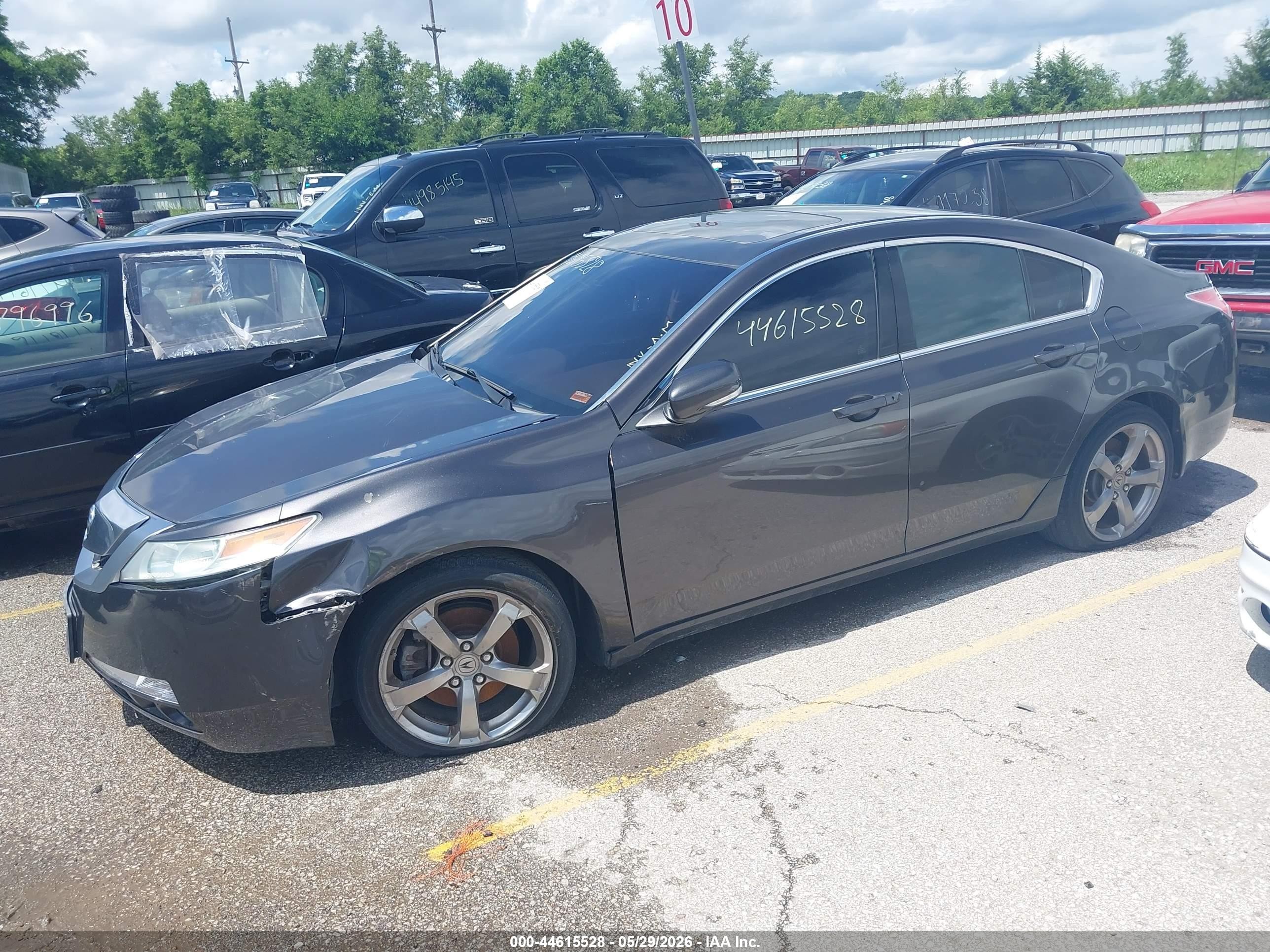 2010 Acura Tl 3.5 Gray vin: 19UUA8F20AA007002