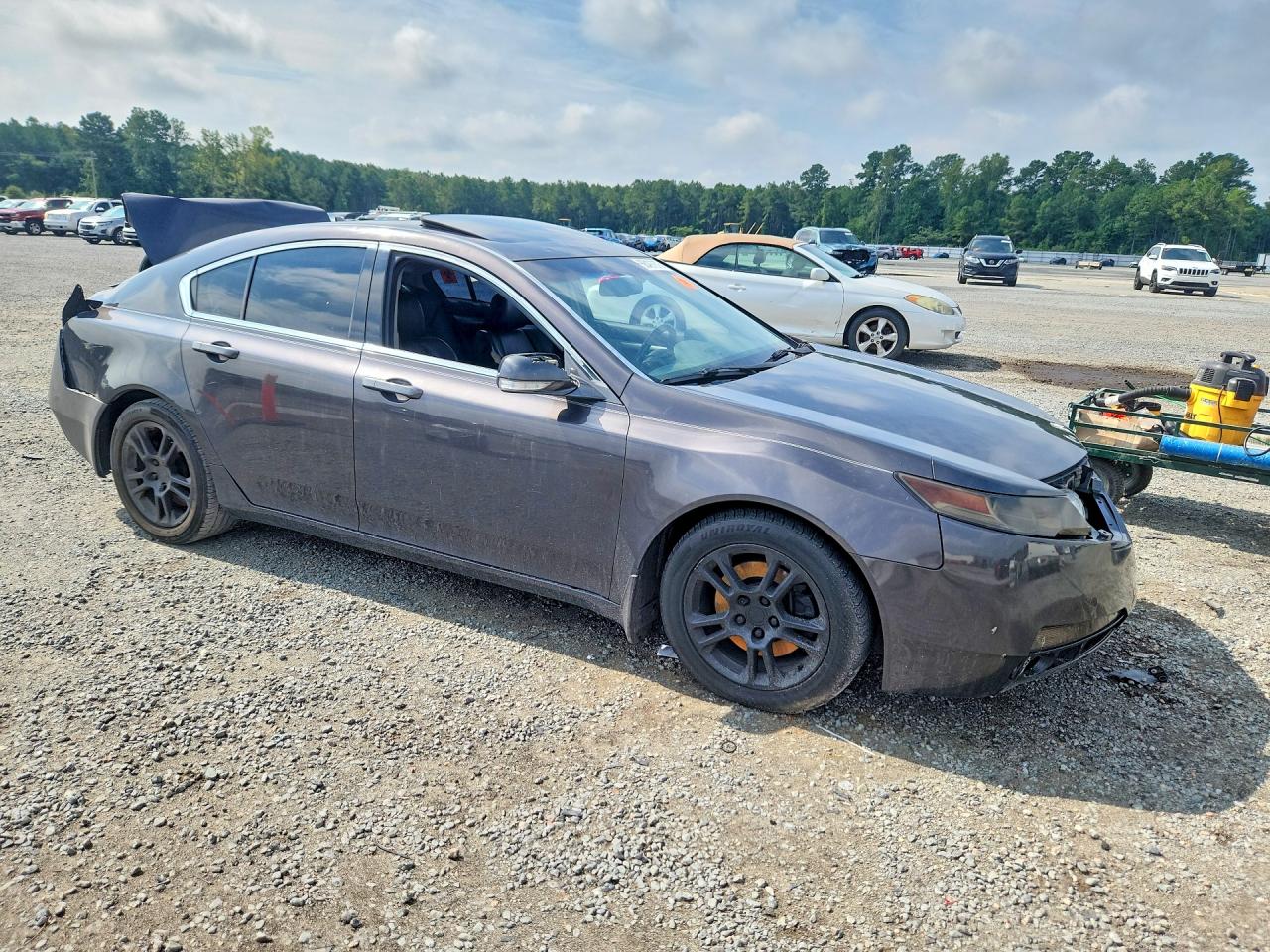2010 Acura Tl Серый vin: 19UUA8F20AA007243