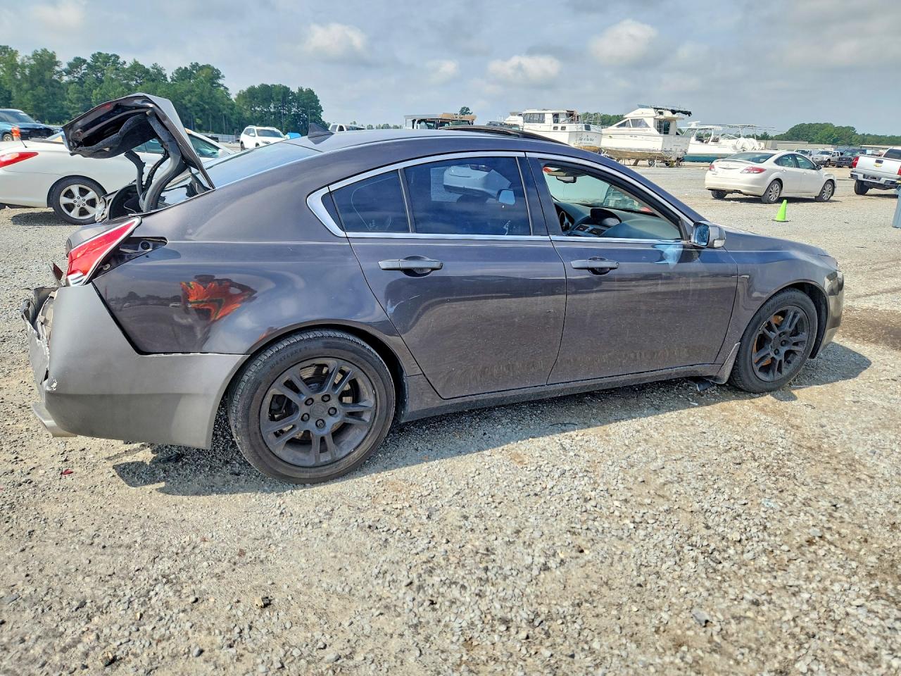 2010 Acura Tl Серый vin: 19UUA8F20AA007243