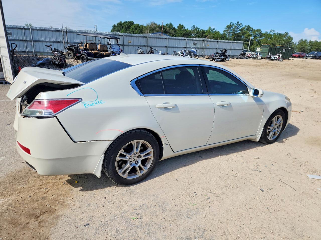 2010 Acura Tl White vin: 19UUA8F20AA007372
