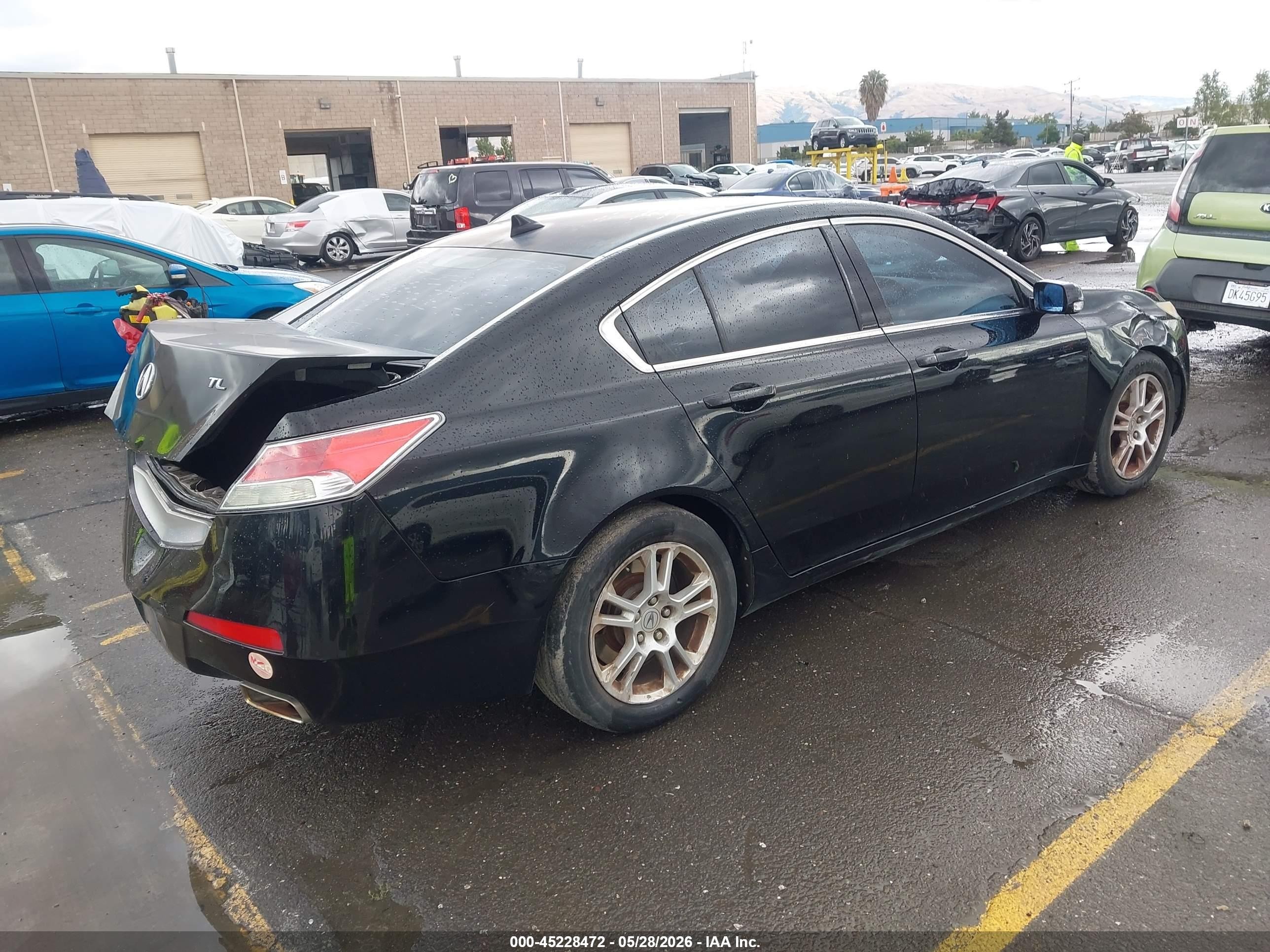 2010 Acura Tl 3.5 Black vin: 19UUA8F20AA007694