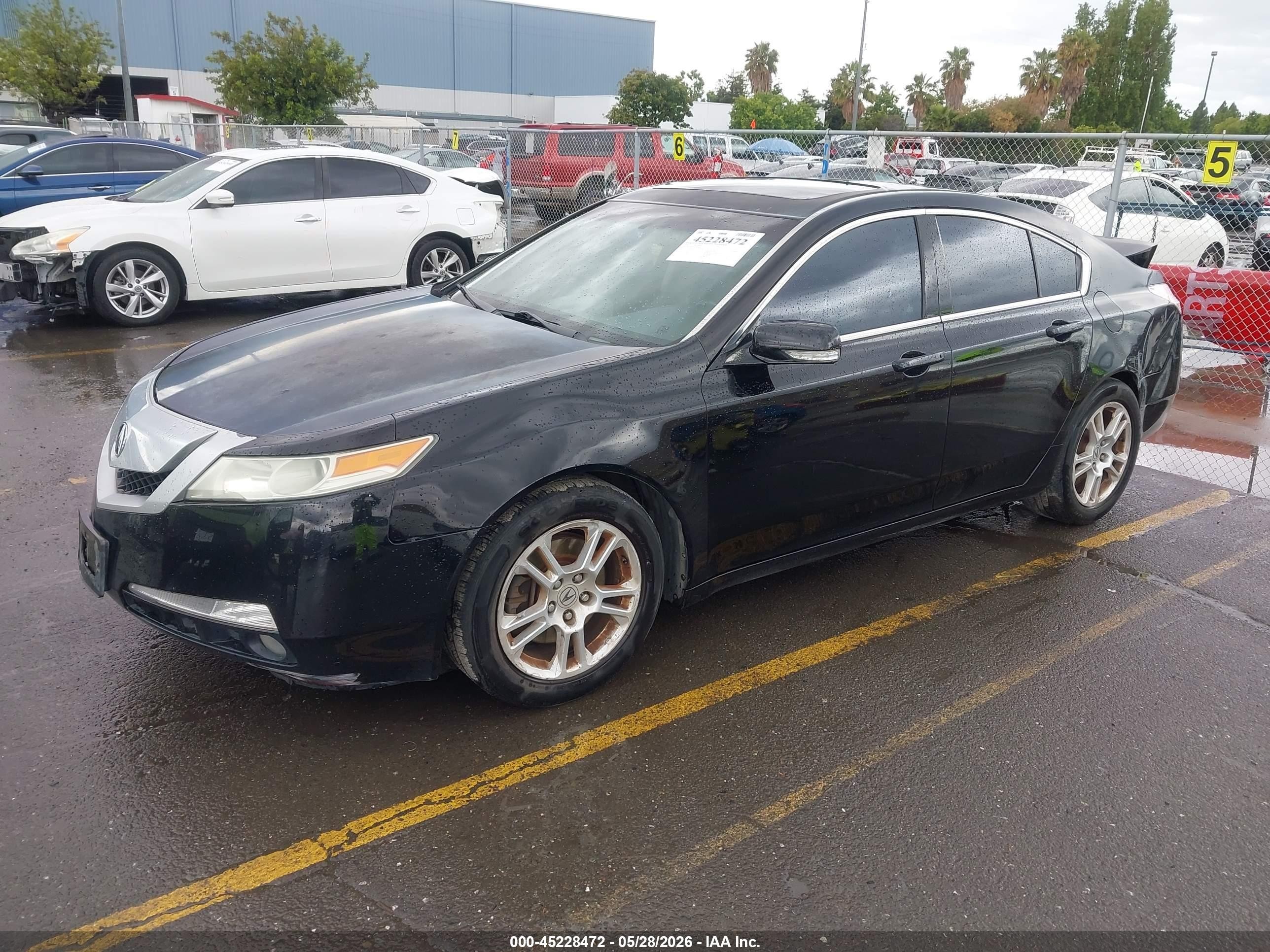 2010 Acura Tl 3.5 Black vin: 19UUA8F20AA007694