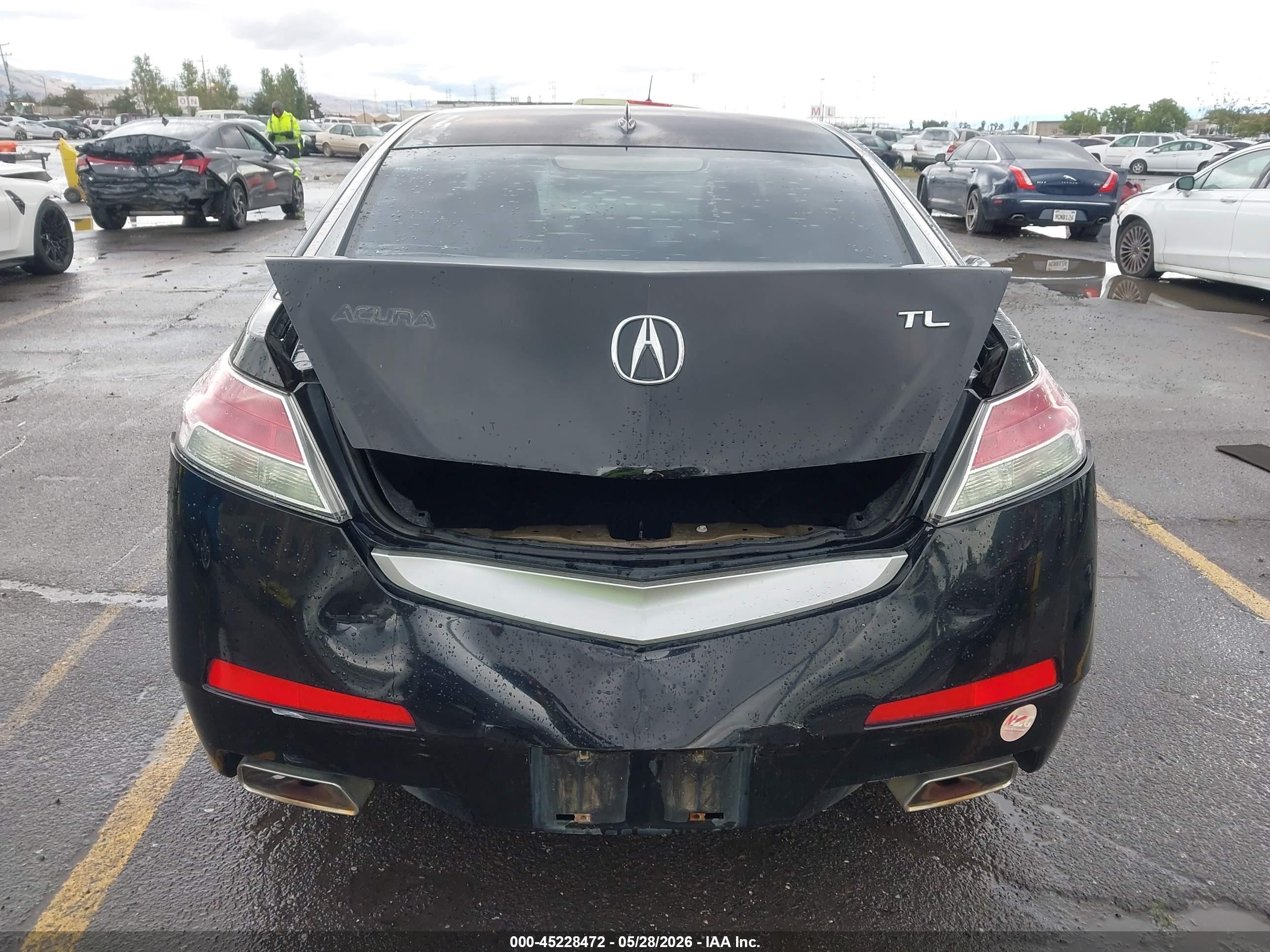 2010 Acura Tl 3.5 Black vin: 19UUA8F20AA007694