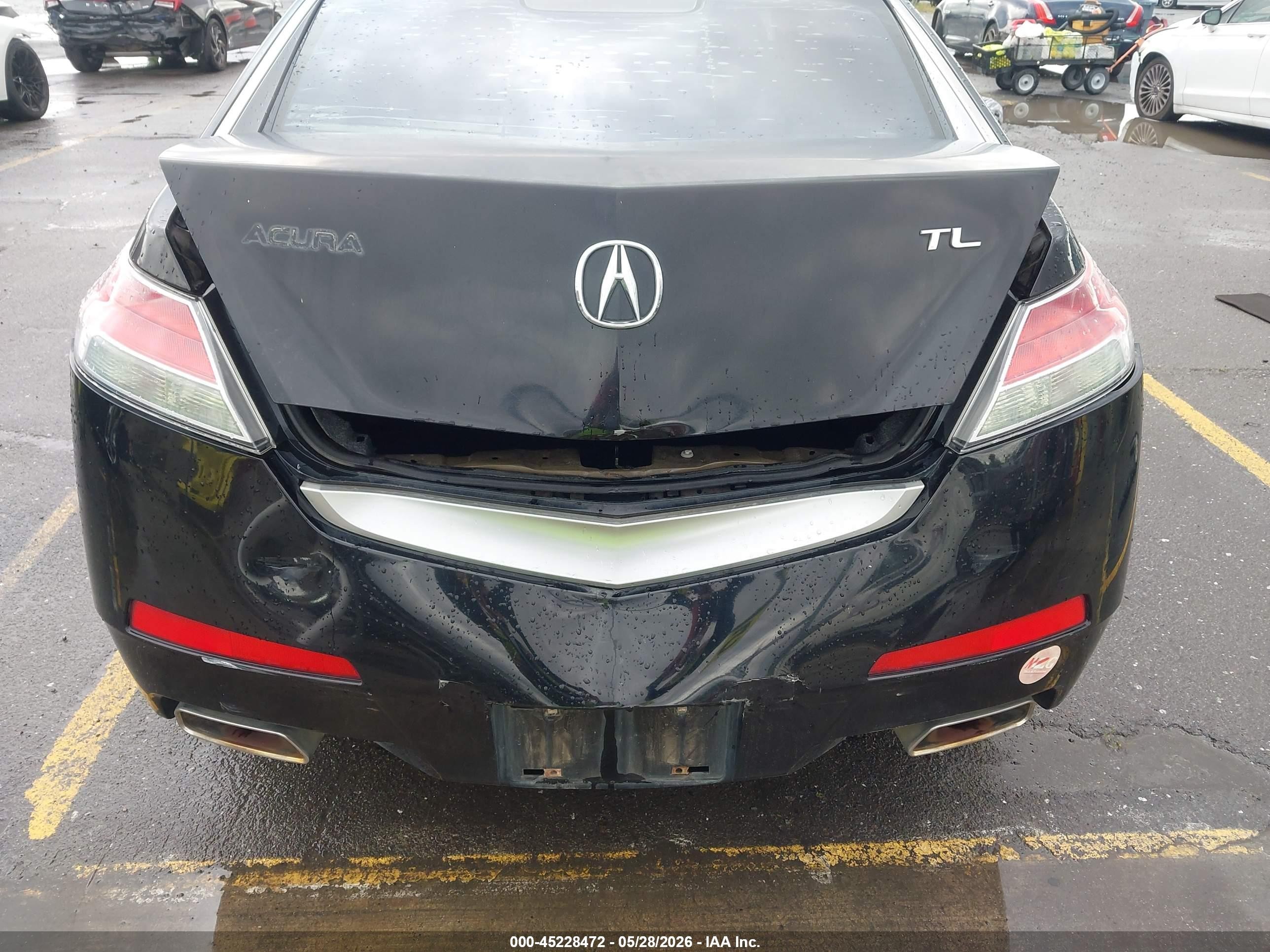 2010 Acura Tl 3.5 Black vin: 19UUA8F20AA007694