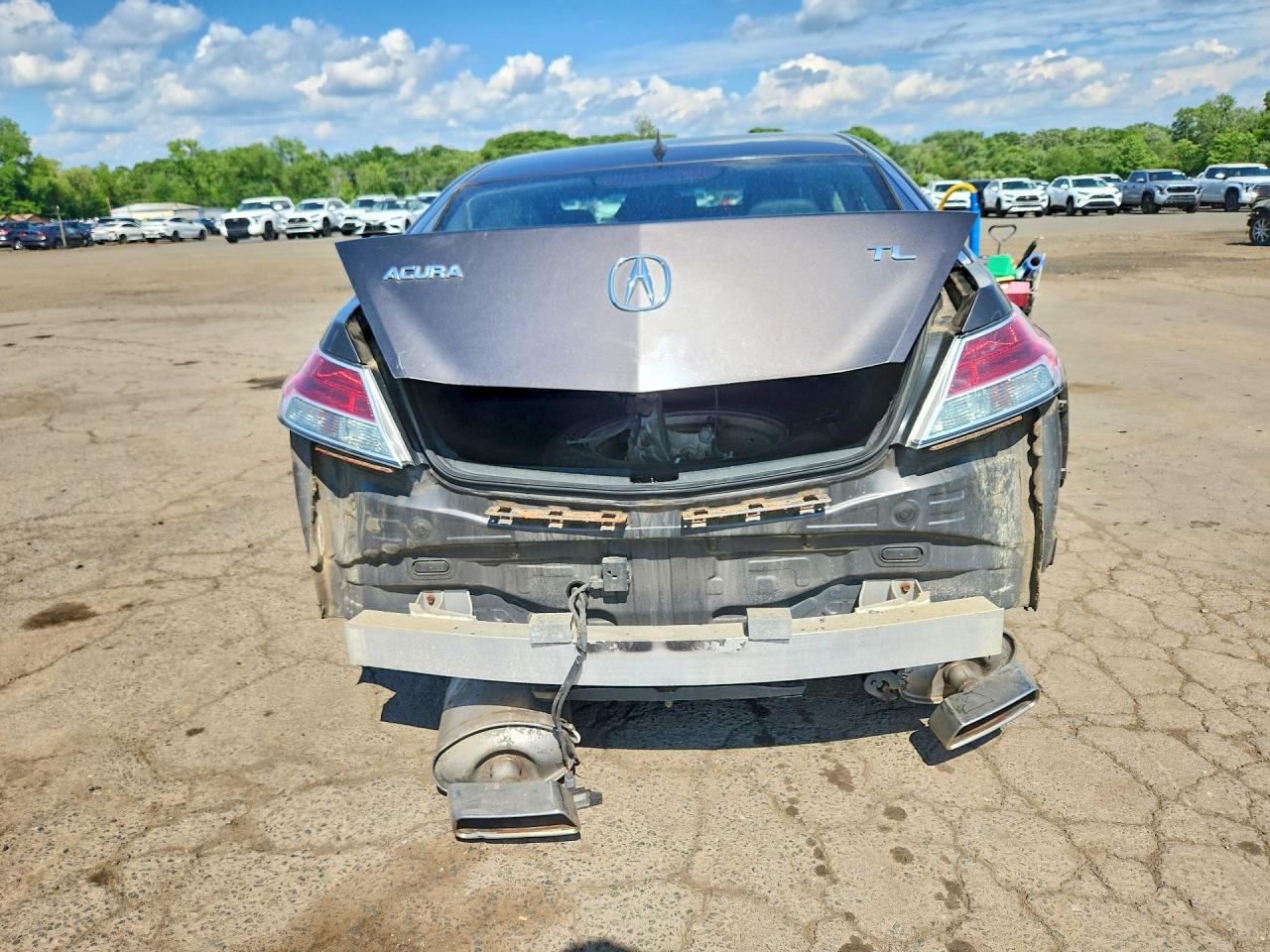 2010 Acura Tl Gray vin: 19UUA8F20AA021563