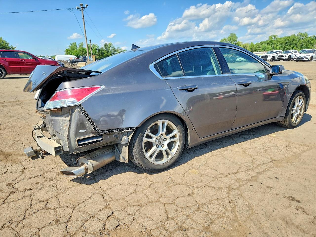 2010 Acura Tl Gray vin: 19UUA8F20AA021563