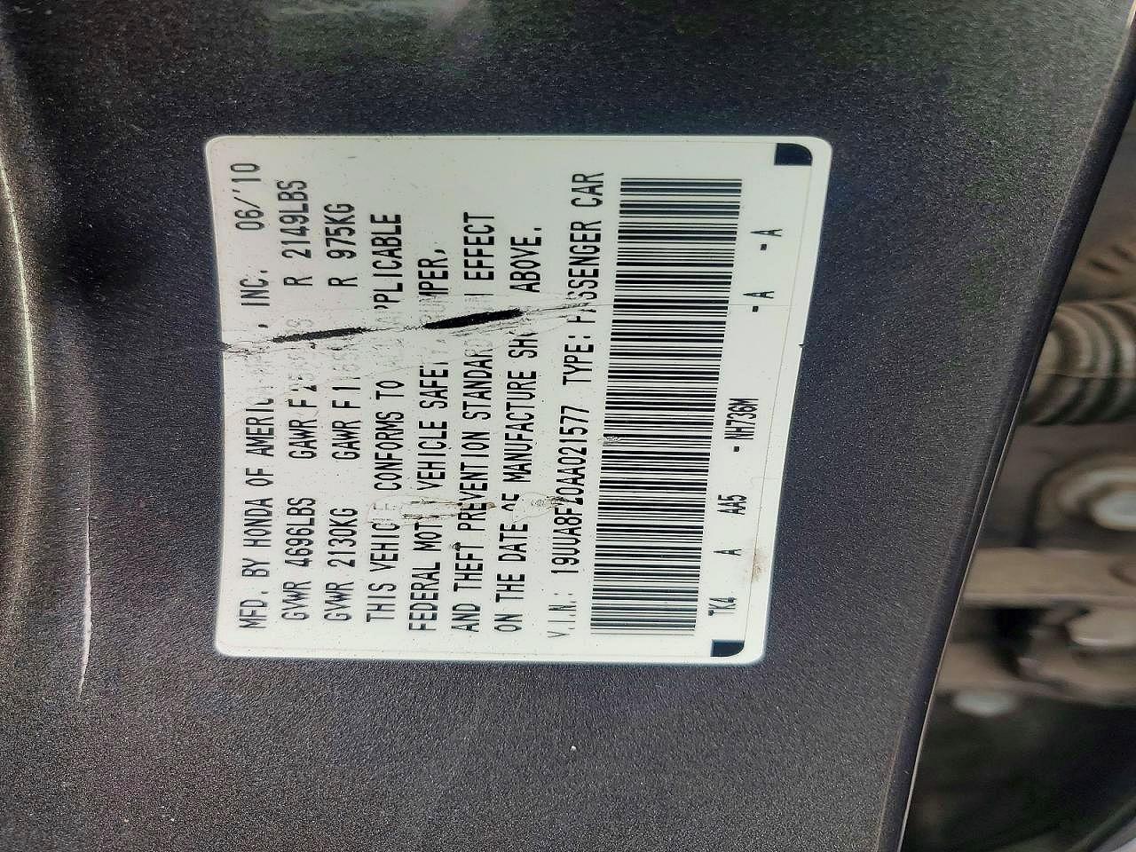 2010 Acura Tl Черный vin: 19UUA8F20AA021577