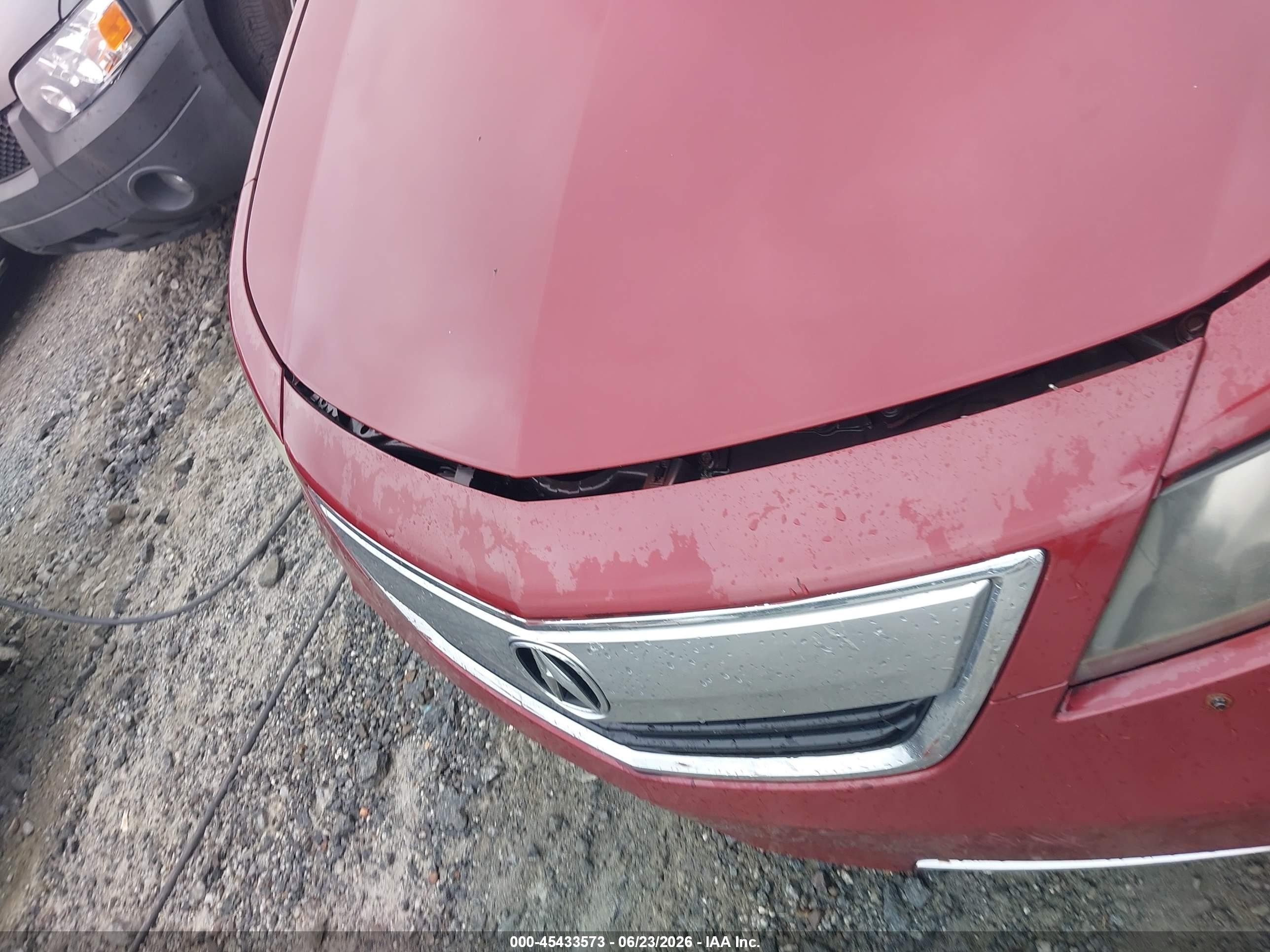 2010 Acura Tl 3.5 Бордовый vin: 19UUA8F20AA025967