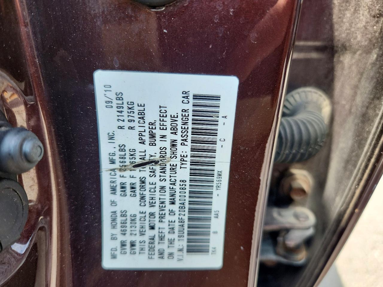2011 Acura Tl Maroon vin: 19UUA8F20BA000858