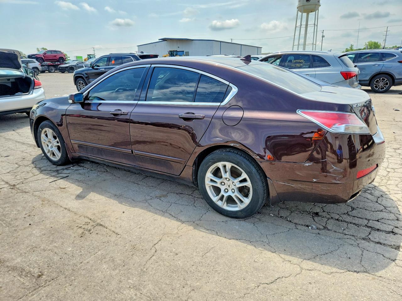 2011 Acura Tl Maroon vin: 19UUA8F20BA000858