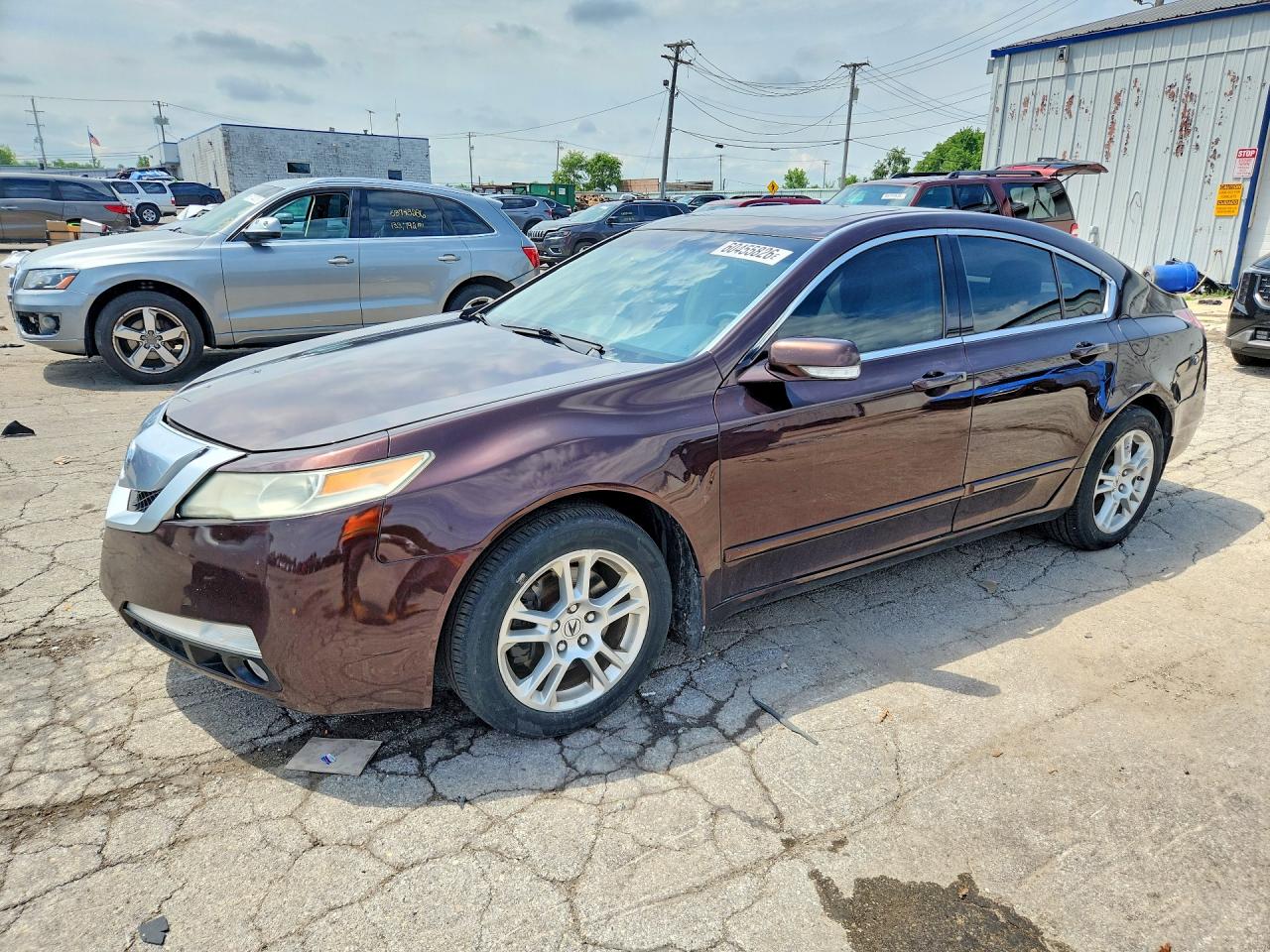 2011 Acura Tl Maroon vin: 19UUA8F20BA000858