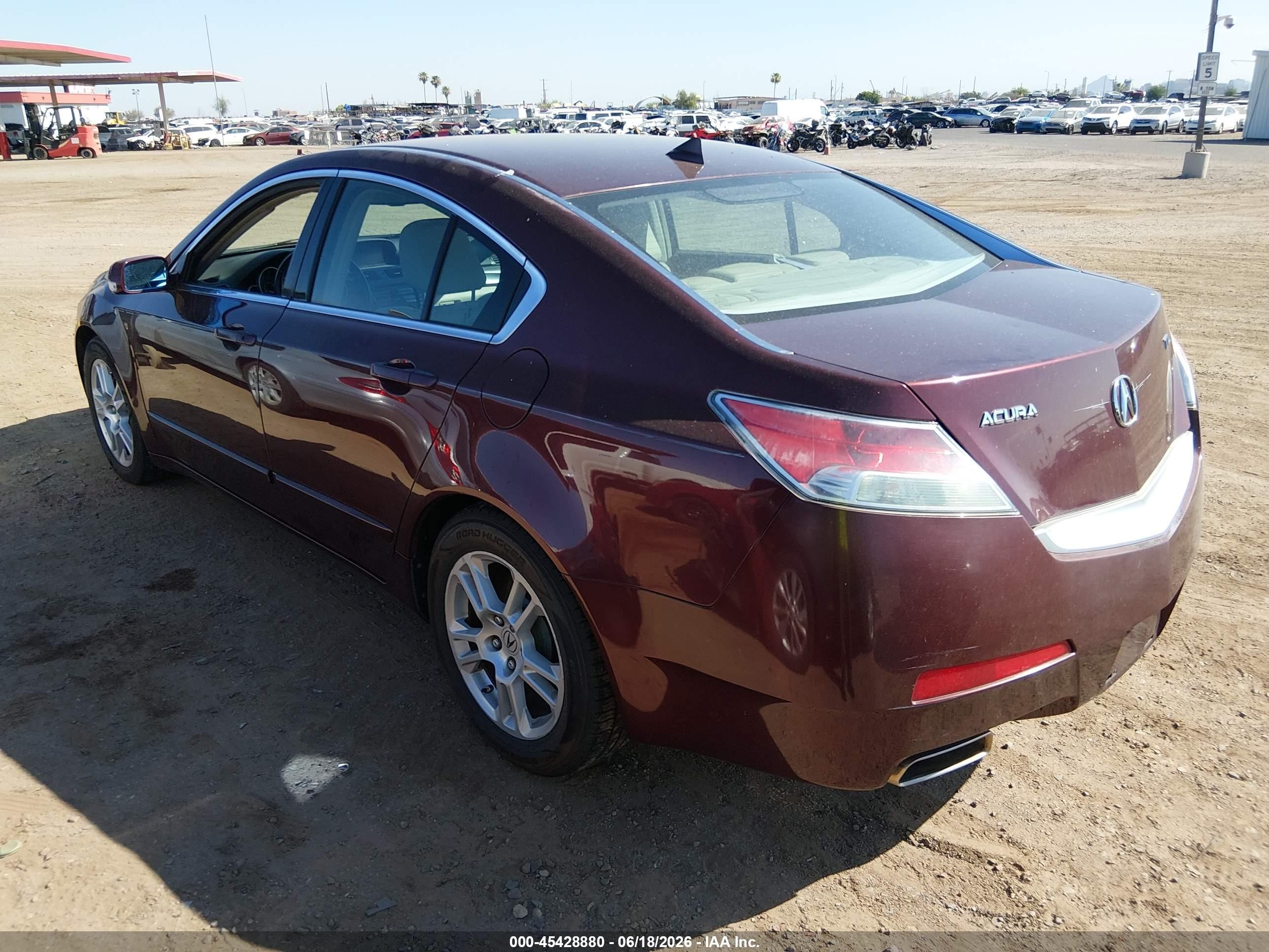 2011 Acura Tl 3.5 Maroon vin: 19UUA8F20BA009415