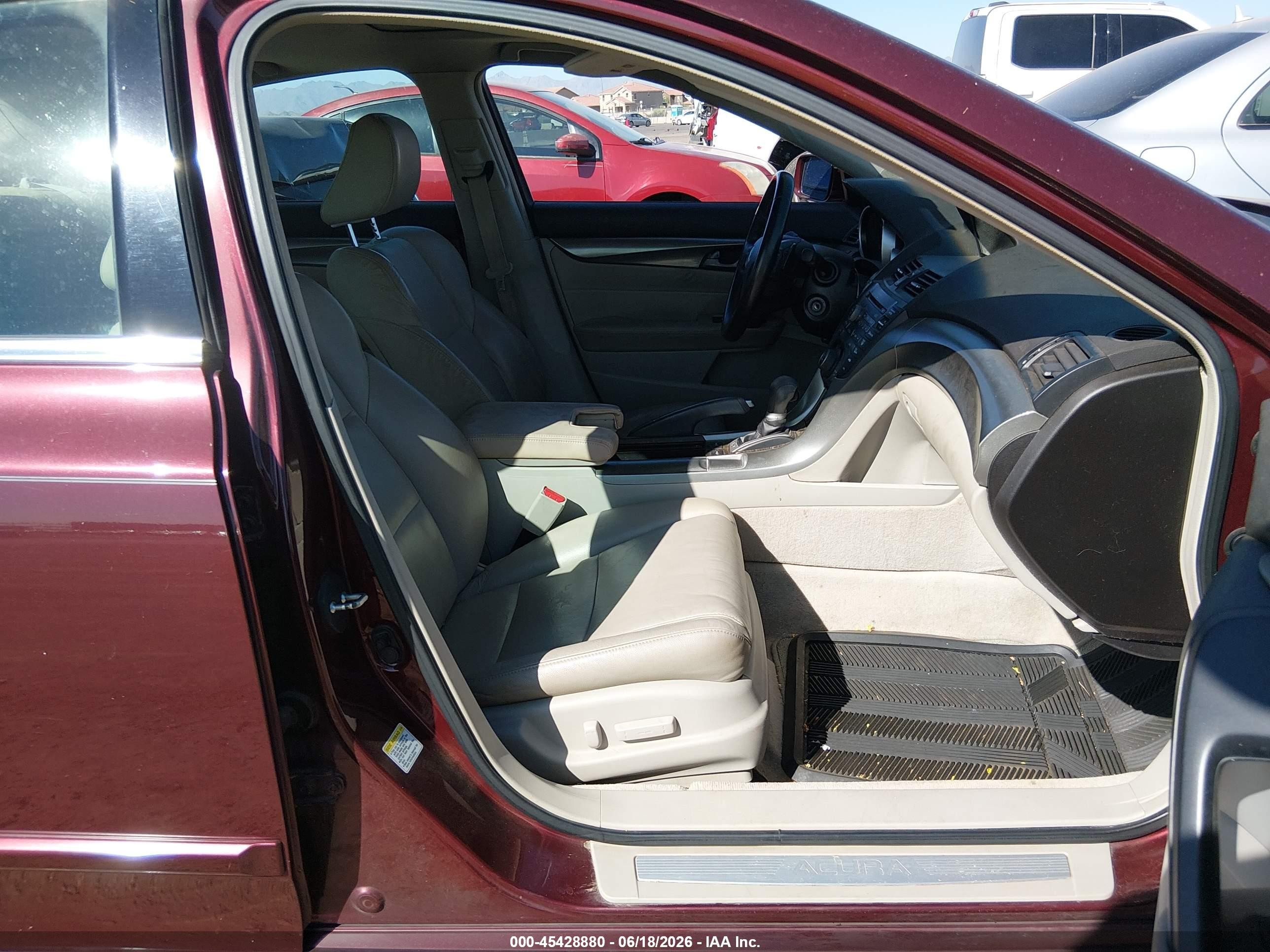2011 Acura Tl 3.5 Maroon vin: 19UUA8F20BA009415