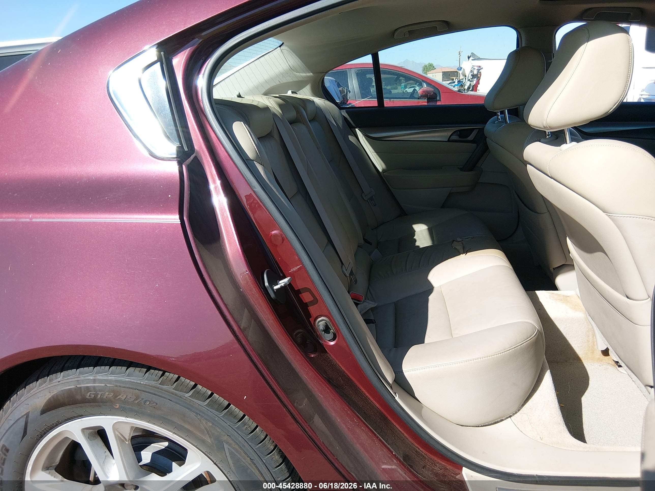 2011 Acura Tl 3.5 Maroon vin: 19UUA8F20BA009415