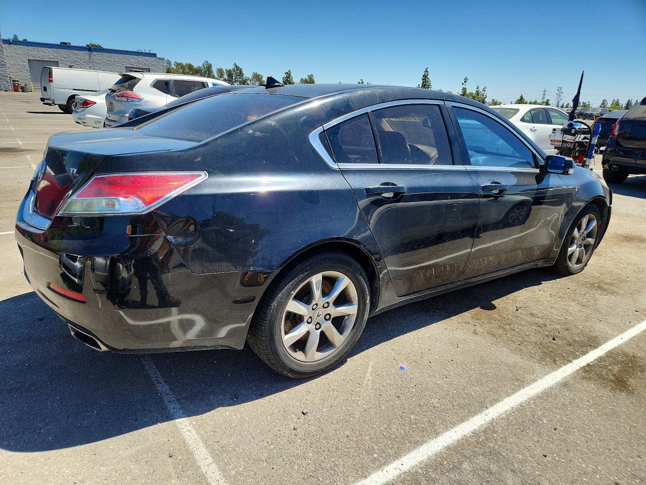 2012 Acura Tl Черный vin: 19UUA8F20CA012753