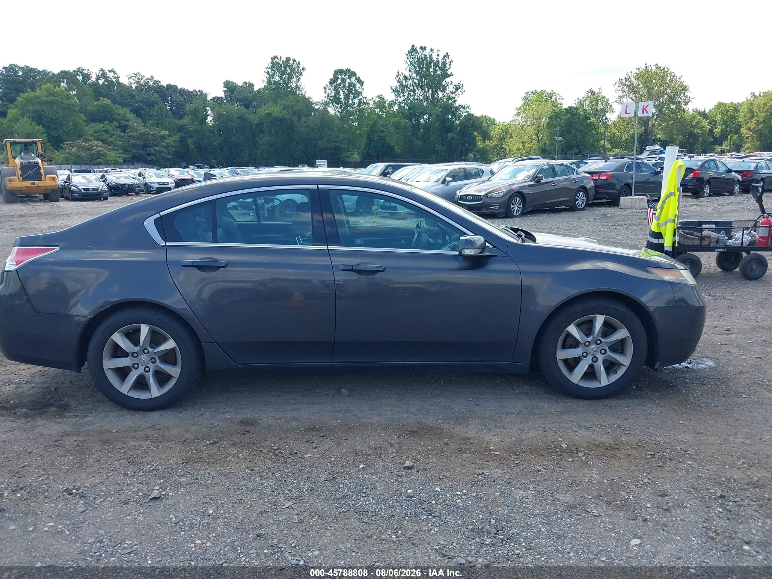 2012 Acura Tl 3.5 Gray vin: 19UUA8F20CA015992