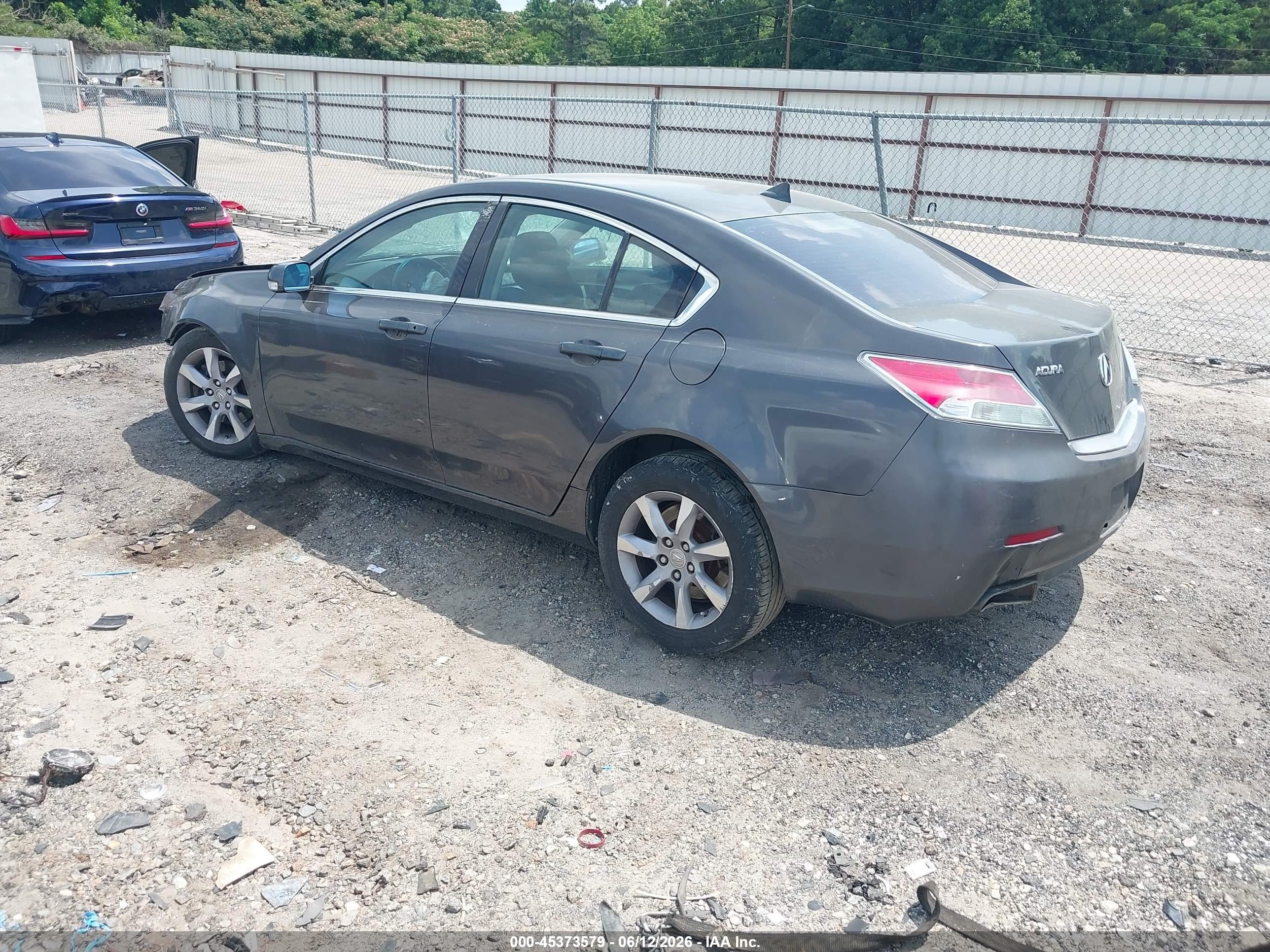 2012 Acura Tl 3.5 Gray vin: 19UUA8F20CA034719