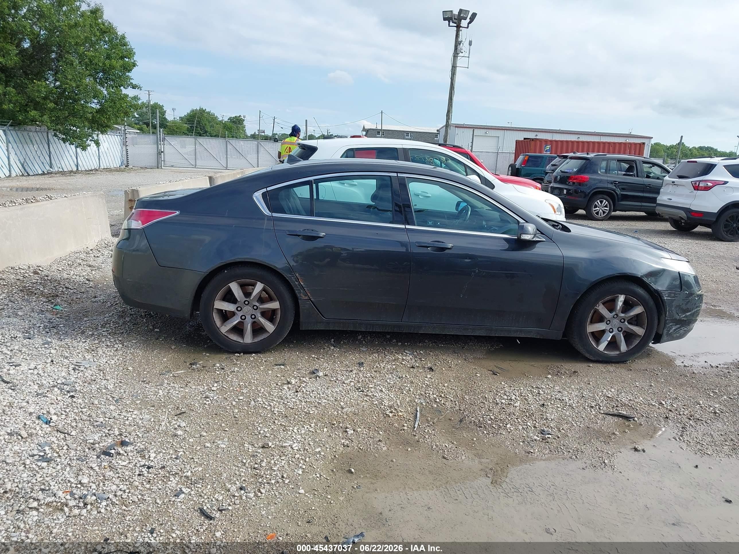 2012 Acura Tl 3.5 Black vin: 19UUA8F20CA040133