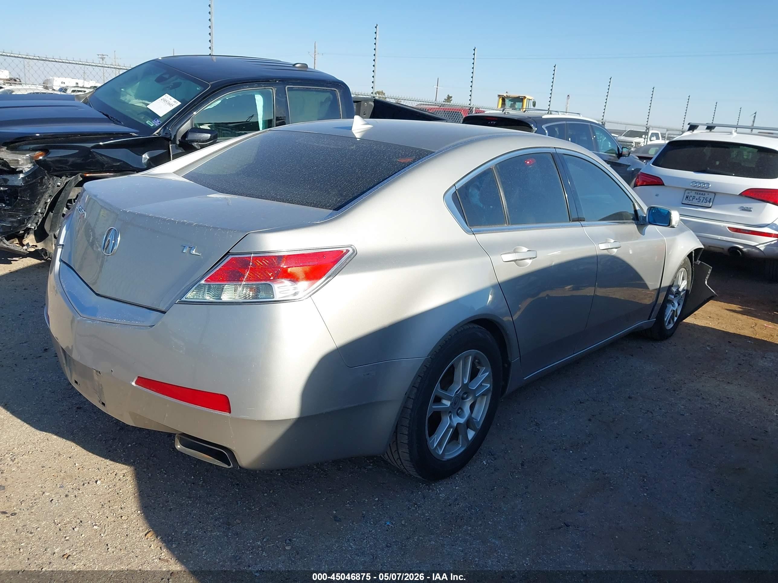 2010 Acura Tl 3.5 Silver vin: 19UUA8F21AA005503