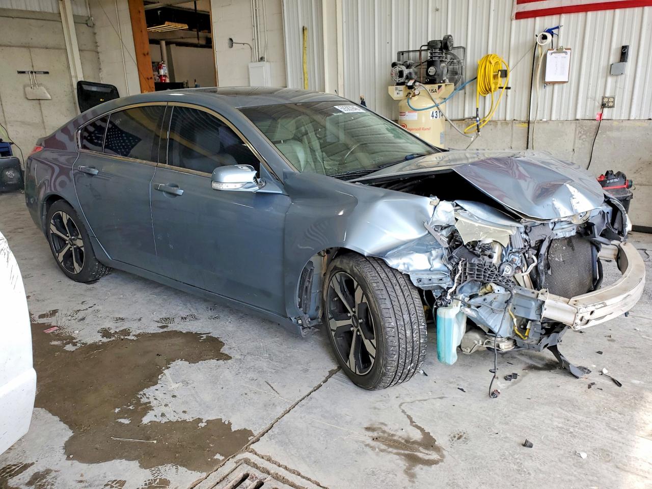 2010 Acura Tl Blue vin: 19UUA8F21AA007638