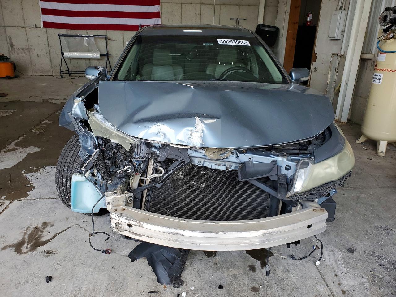 2010 Acura Tl Blue vin: 19UUA8F21AA007638